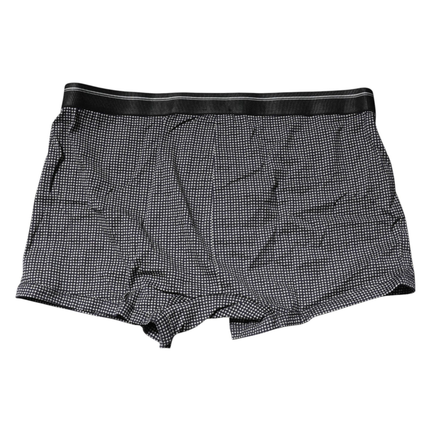 Dolce & Gabbana – Grau bedruckte Boxershorts aus Baumwolle