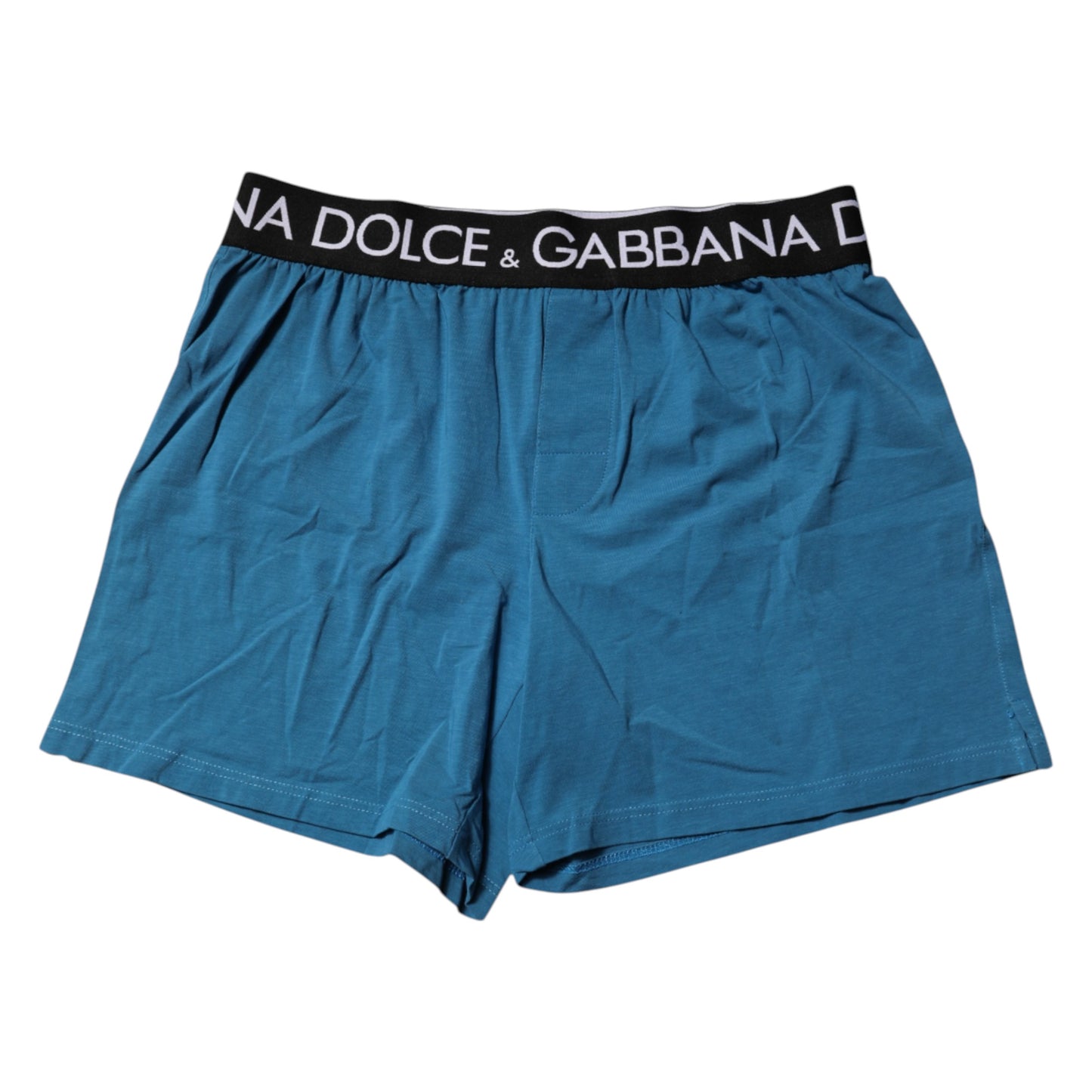Dolce & Gabbana – Boxershorts mit Logo in der Taille, normal, Blau
