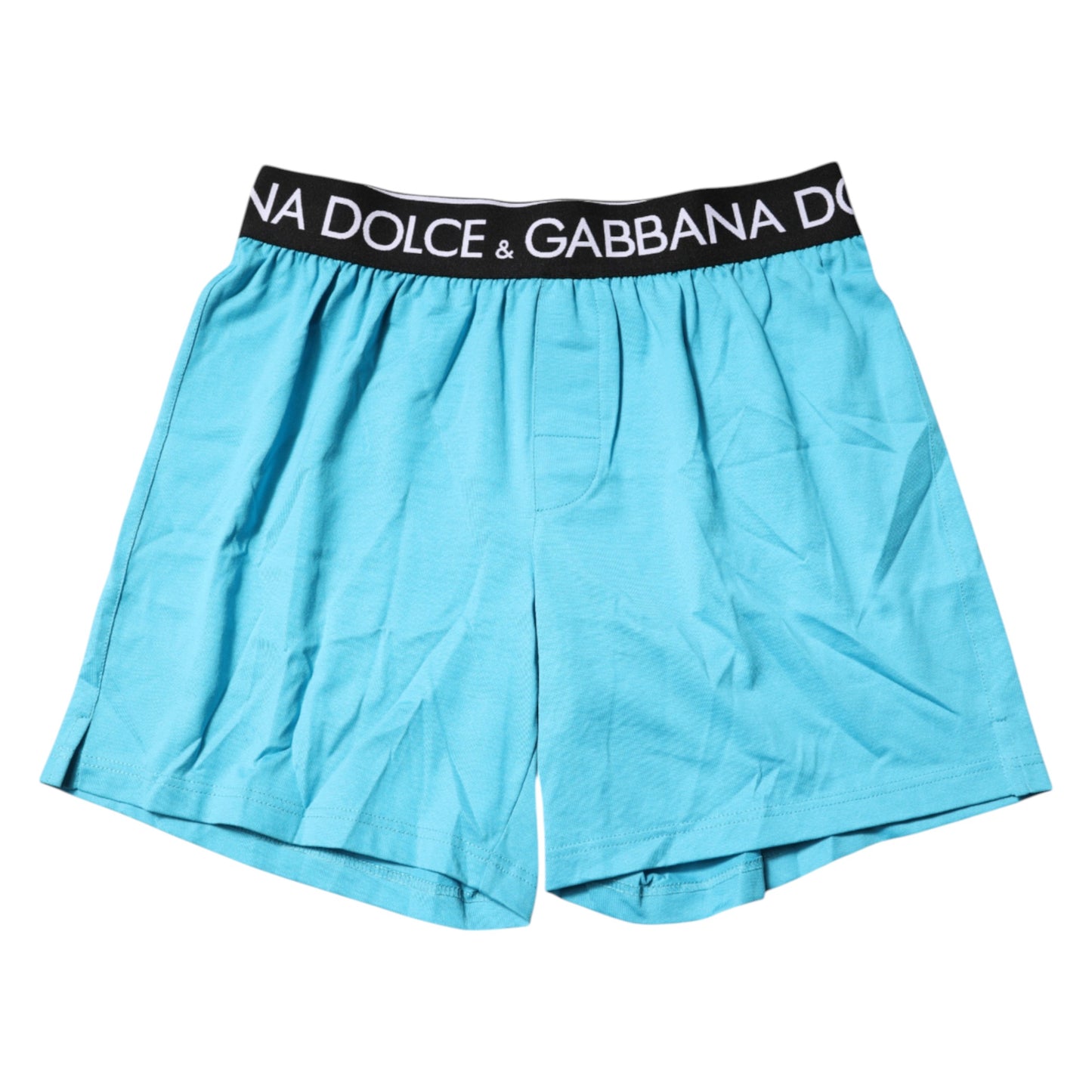 Dolce & Gabbana – Boxershorts mit Logo in der Taille, normal, Blau