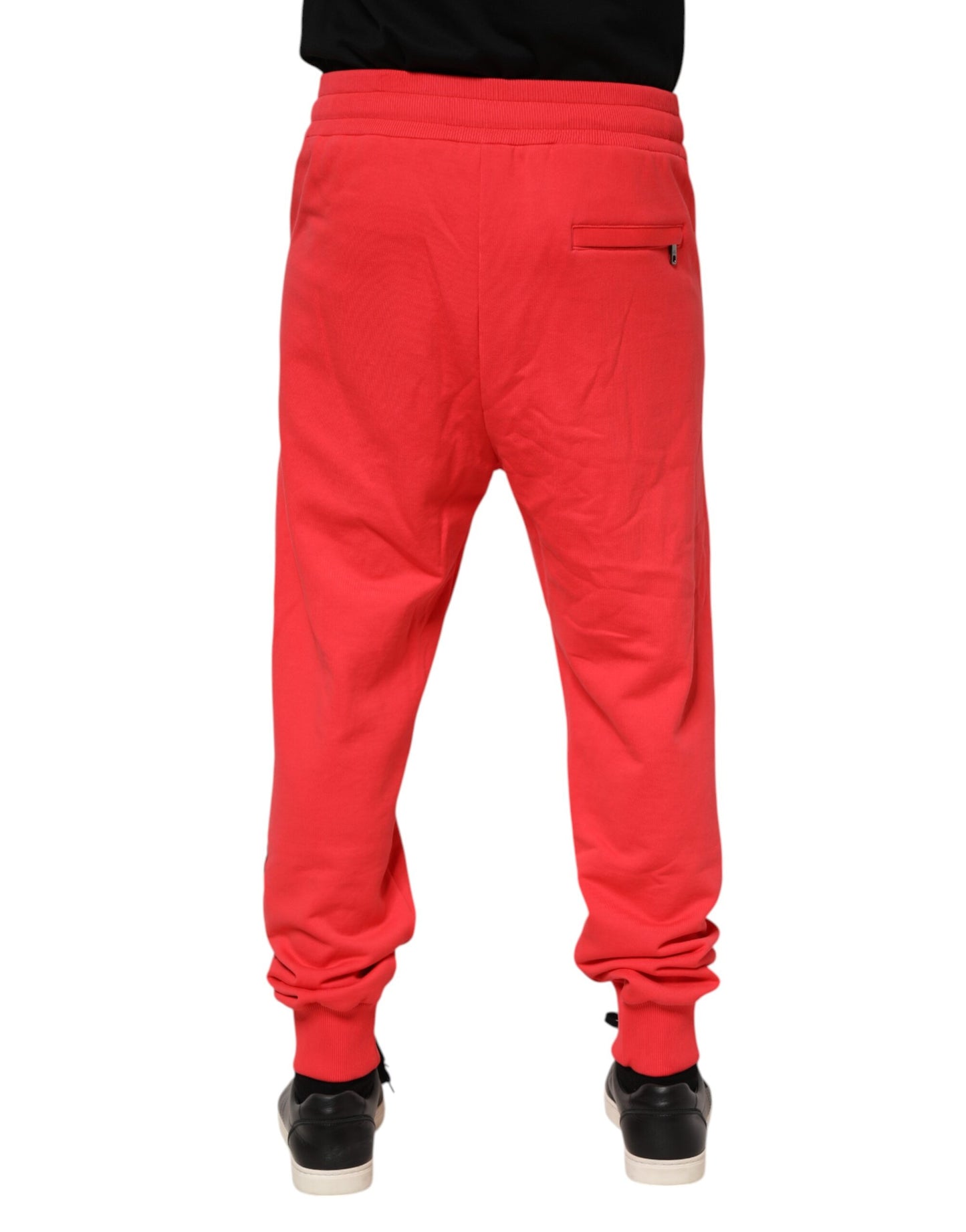 Dolce & Gabbana Rote Jogginghose aus Baumwolle für Herren