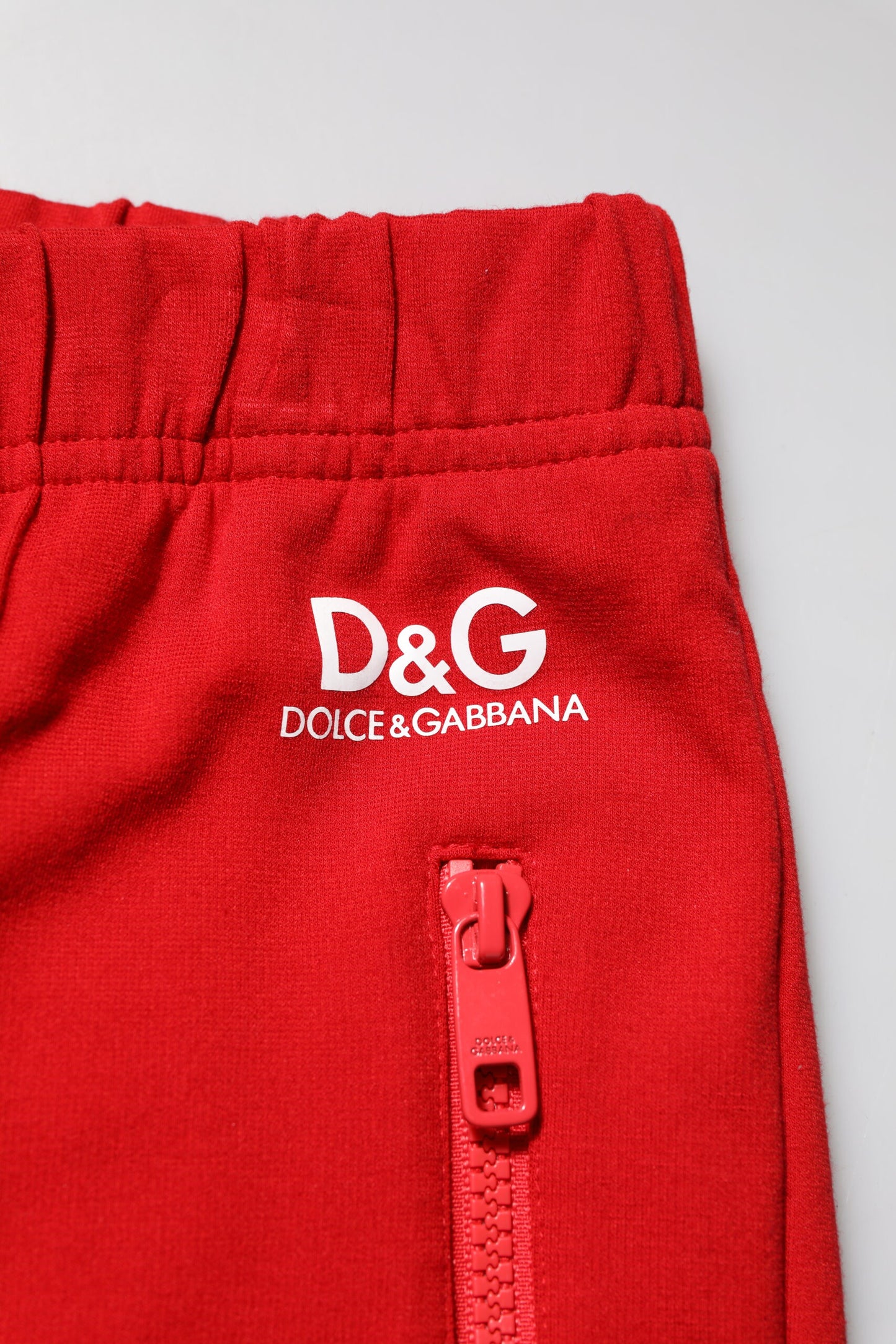 Dolce & Gabbana – Jogginghose mit Logo in Rot aus Viskose für Herren