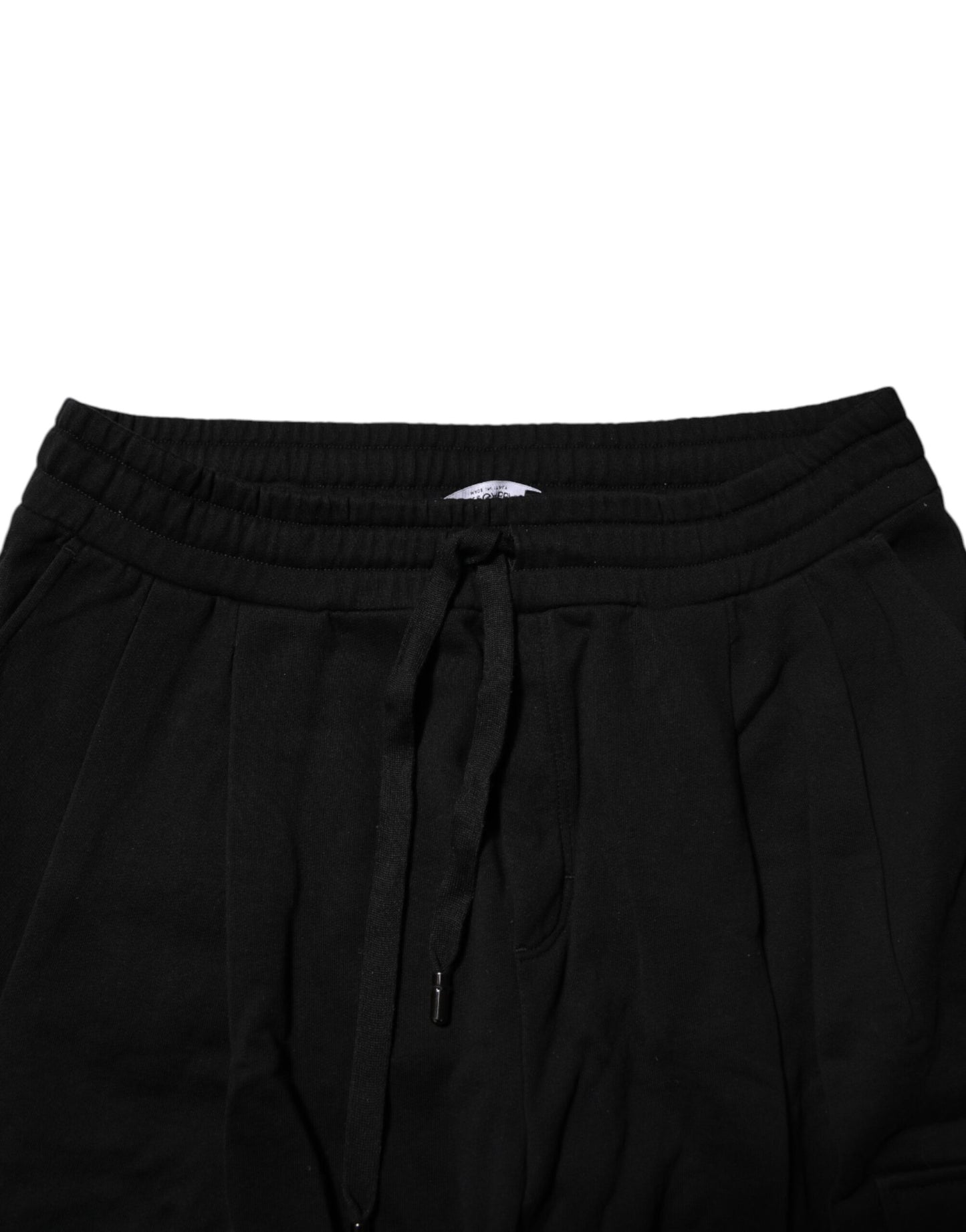 Dolce & Gabbana – Schwarze Jogginghose aus Baumwolle mit Logo