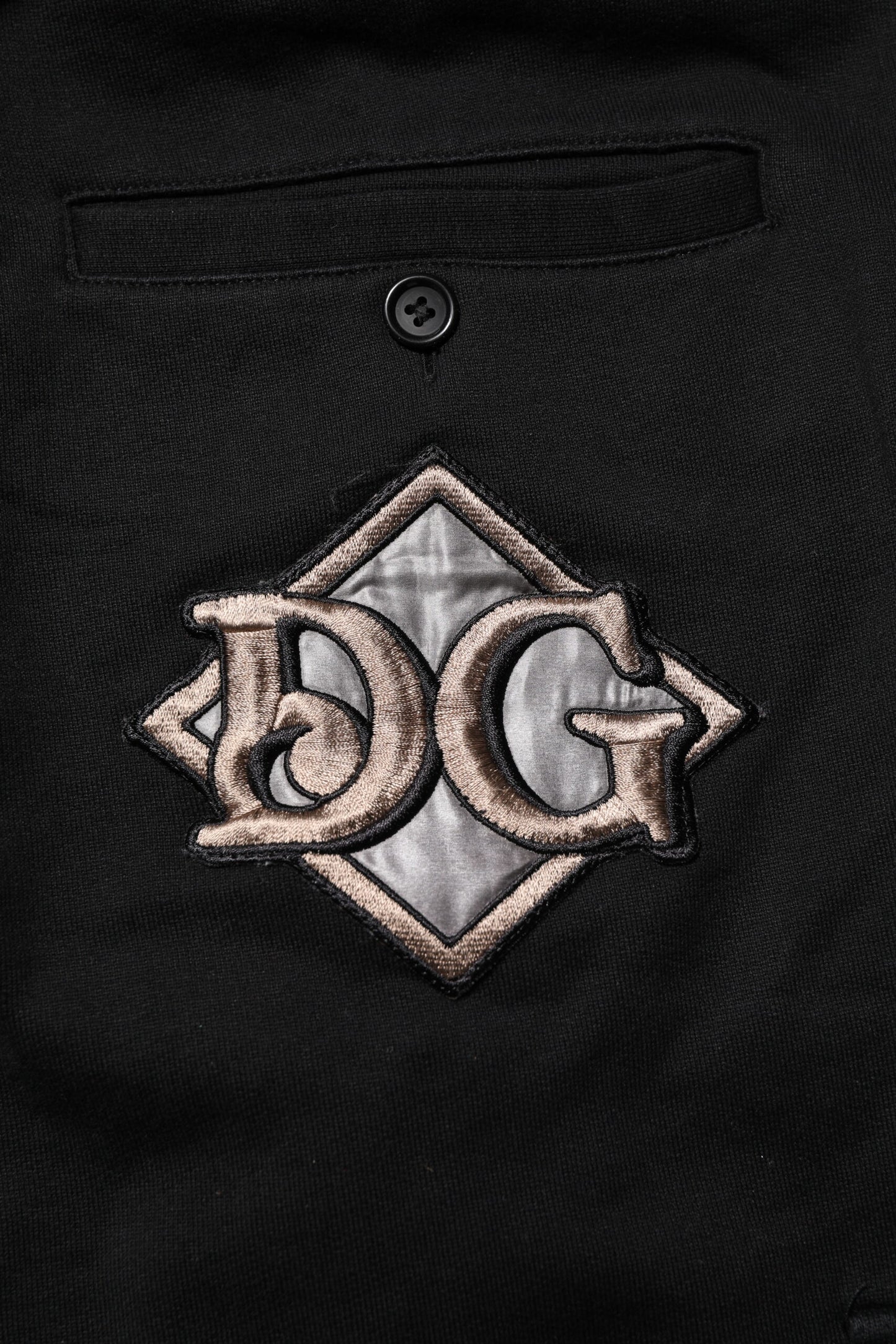 Dolce & Gabbana – Schwarze Jogginghose aus Baumwolle mit Logo