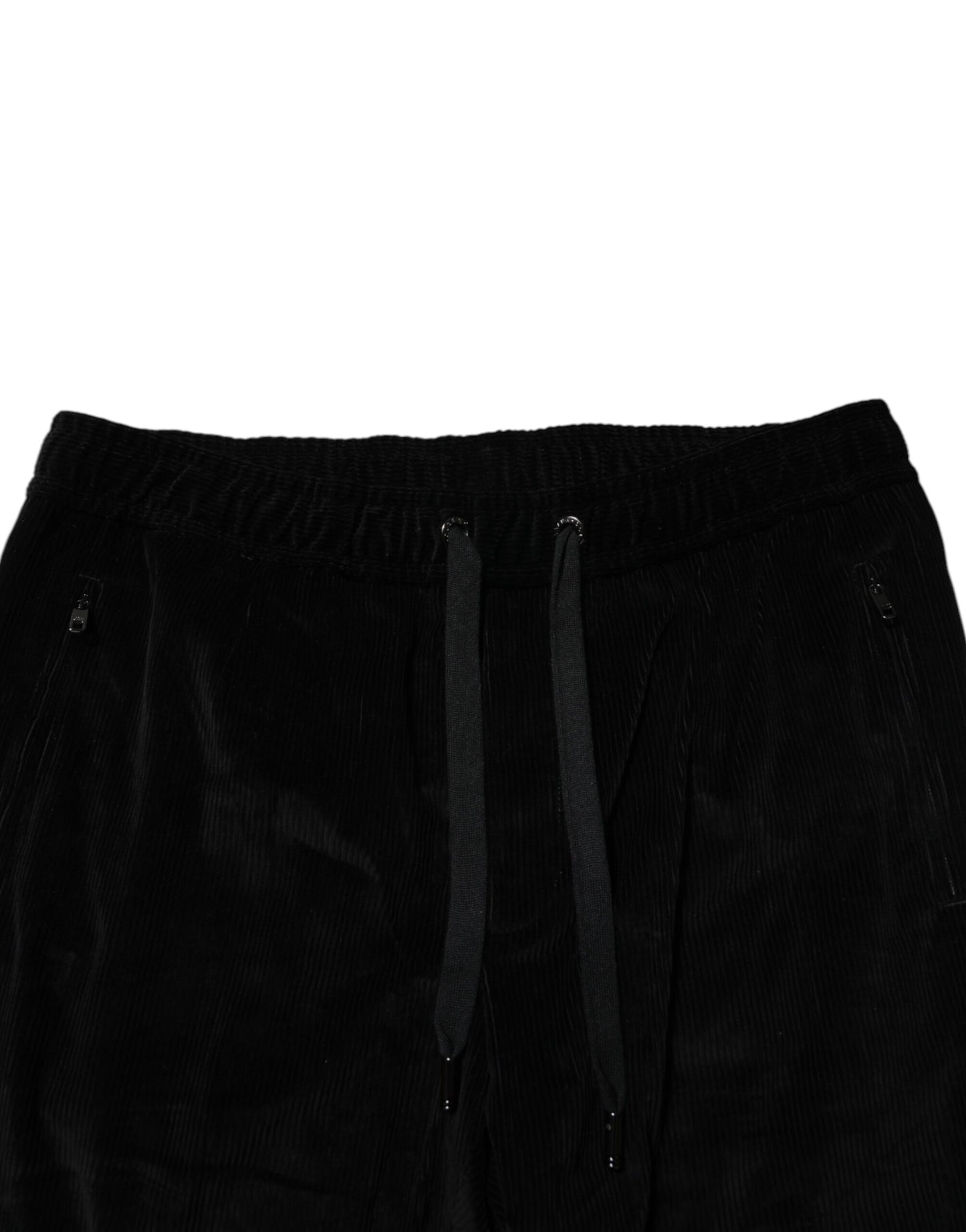 Dolce & Gabbana Schwarze Jogginghose aus Baumwolle für Herren