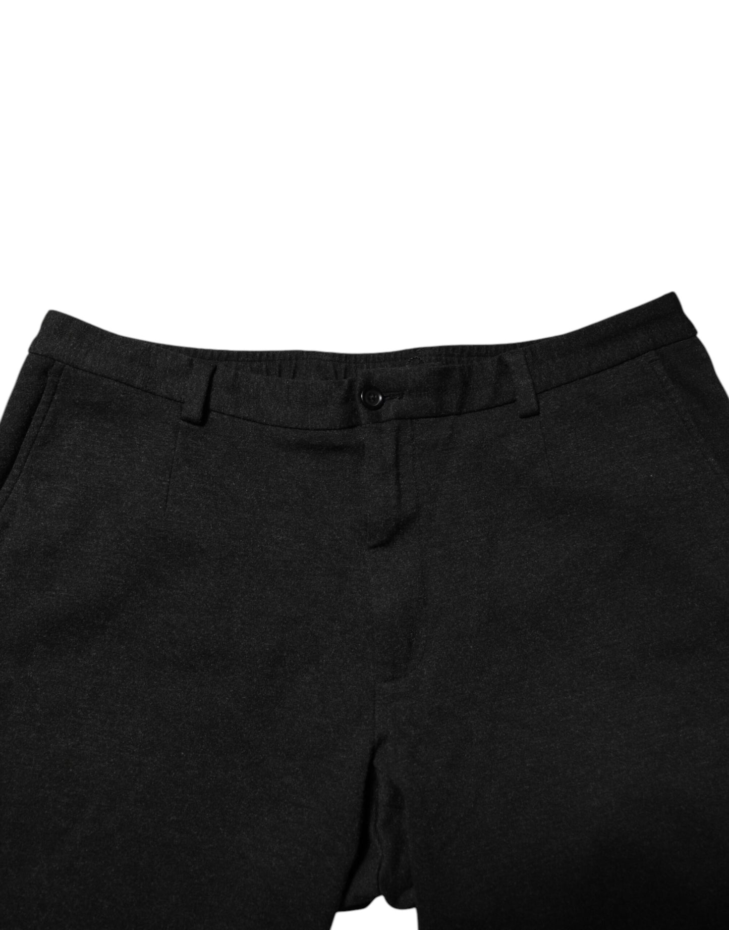 Dolce & Gabbana Dunkelgraue Viskose-Kleiderhose für Herren