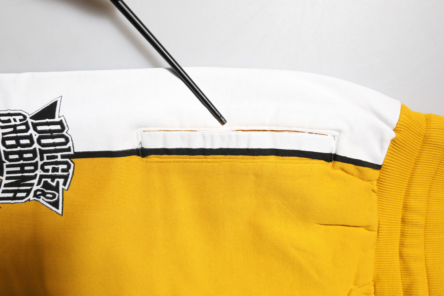 Dolce & Gabbana – Gelbe Jogginghose aus Baumwolle mit Kordelzug