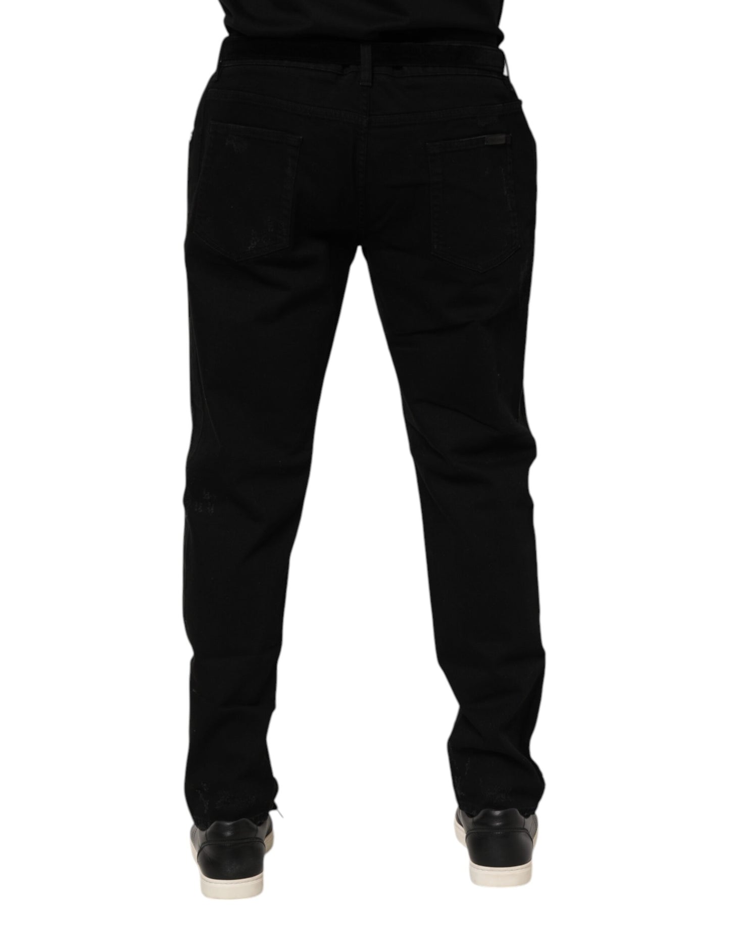 Dolce & Gabbana Schwarze Skinny-Jeans aus Baumwolle für Herren