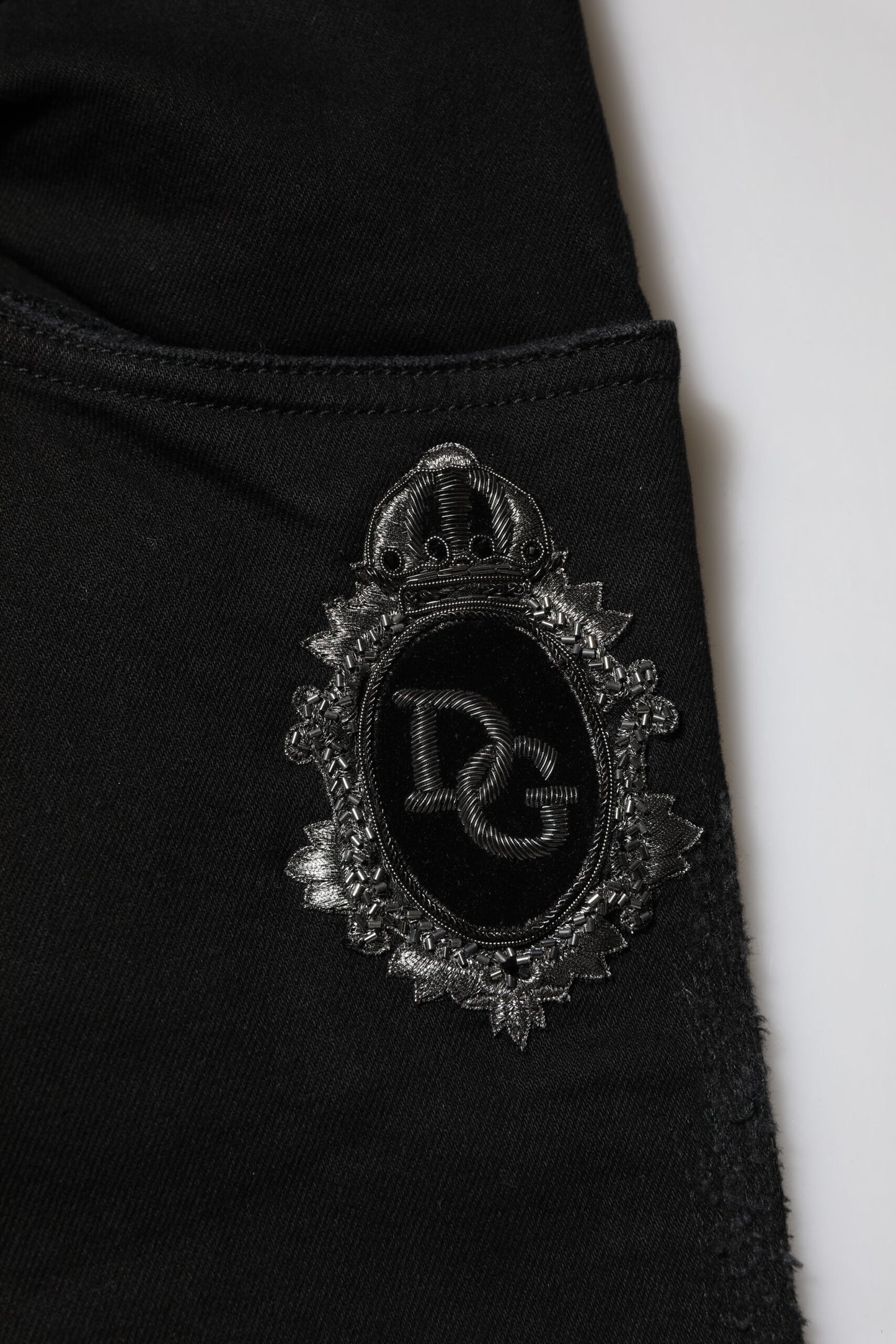 Dolce & Gabbana Schwarze Skinny-Jeans aus Baumwolle für Herren