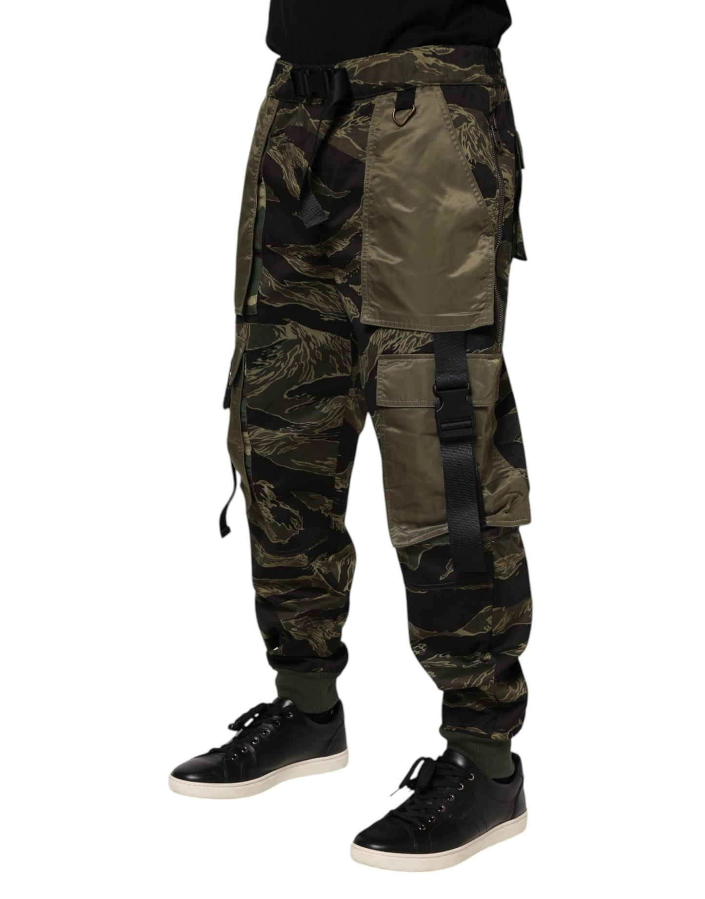 Dolce & Gabbana Mehrfarbige Cargo-Camouflagehose