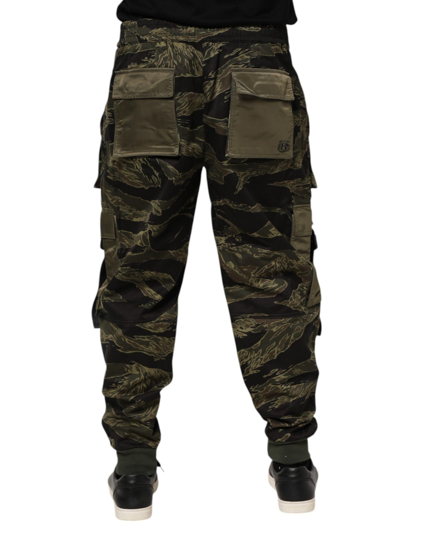 Dolce & Gabbana Mehrfarbige Cargo-Camouflagehose