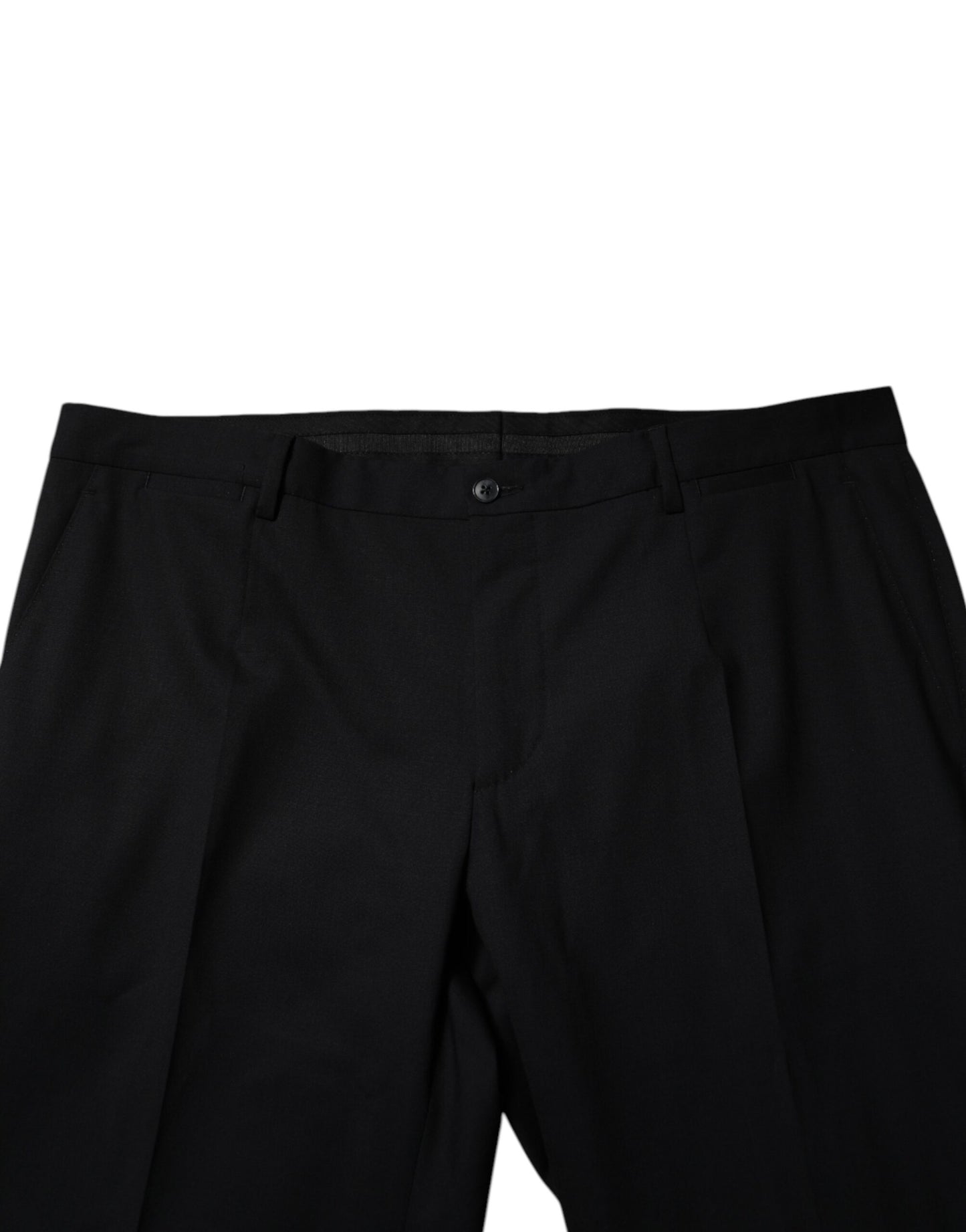 Dolce & Gabbana – Schwarze Anzughose aus Wolle