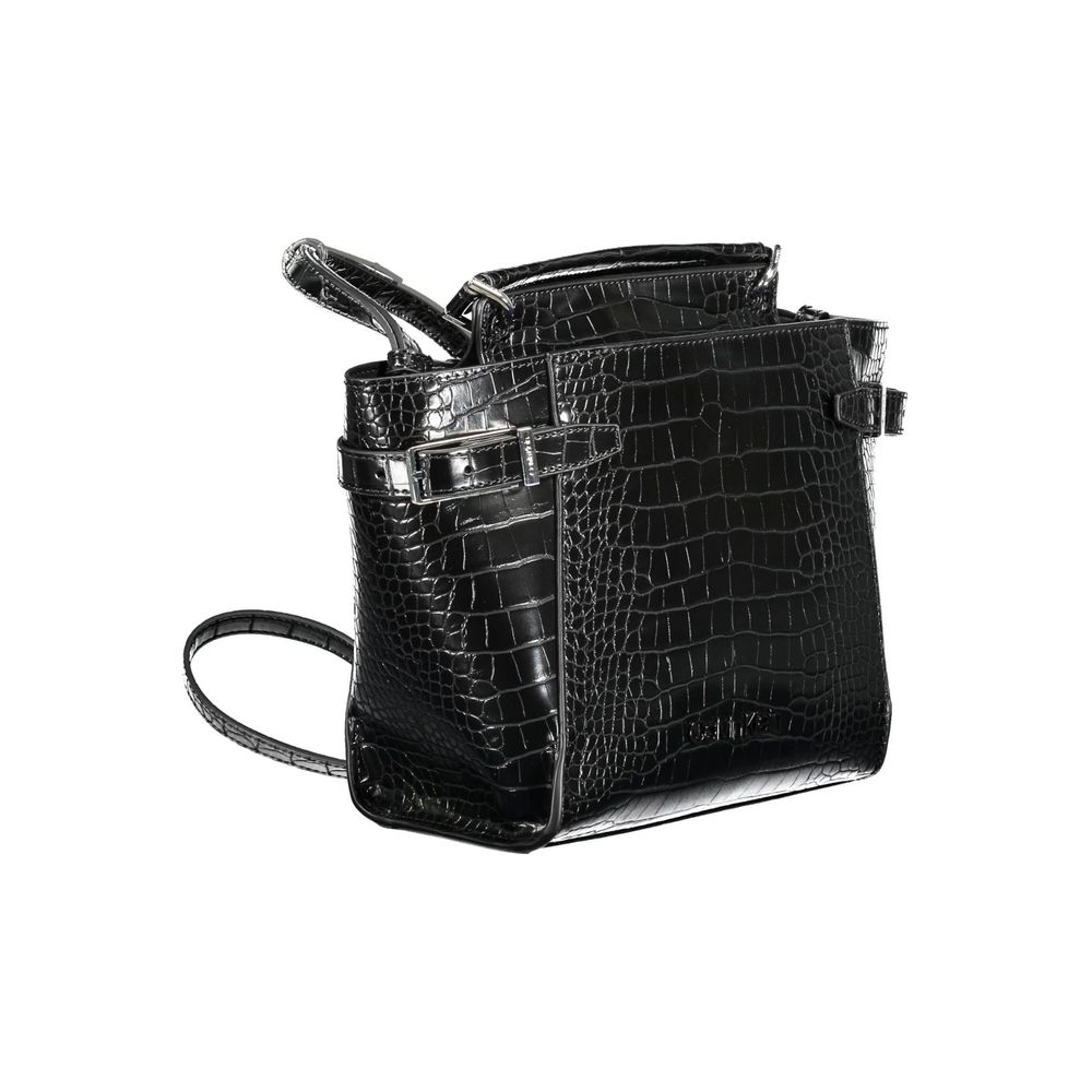 Calvin Klein – Schwarze Handtasche aus Polyethylen
