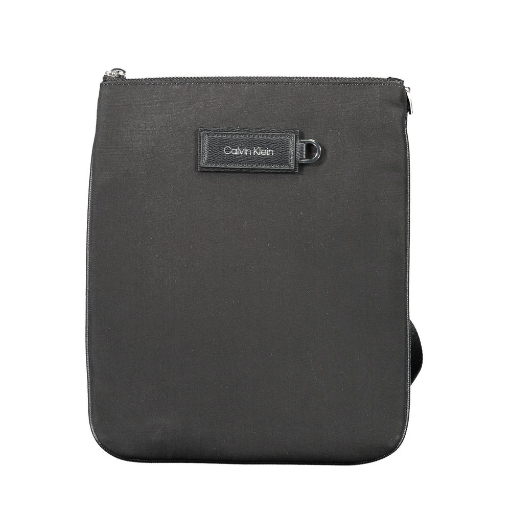 Calvin Klein – Schwarze Polyester-Umhängetasche