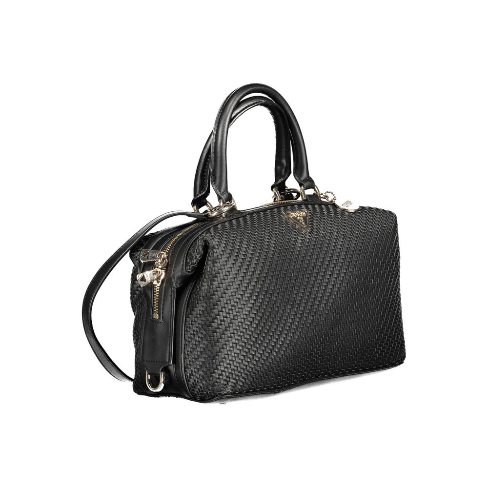Guess Jeans – Schwarze Polyethylen-Handtasche