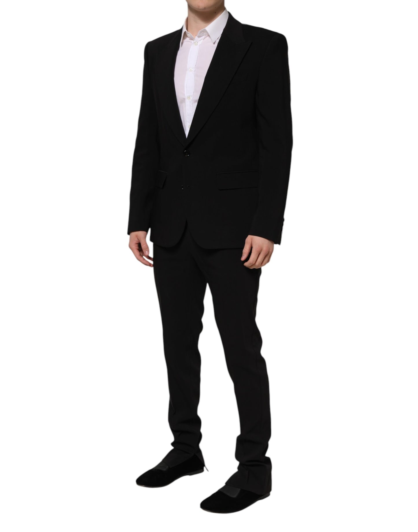 Dolce & Gabbana – Schwarzer, einreihiger, zweiteiliger MARTINI-Anzug