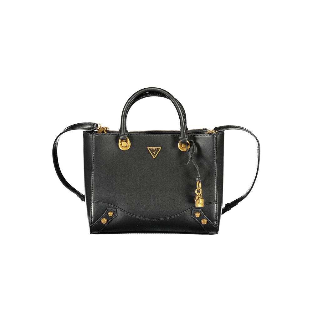 Guess Jeans – Schwarze Polyethylen-Handtasche