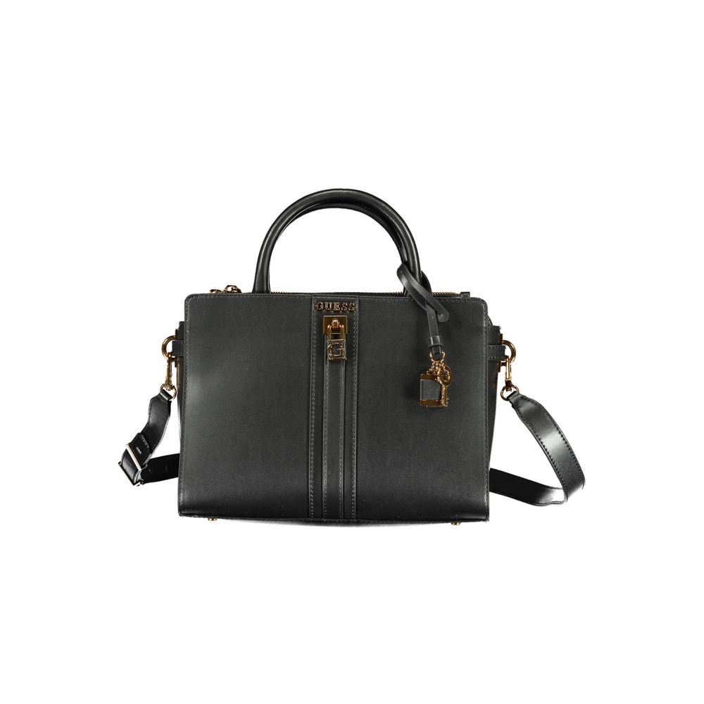 Guess Jeans – Schwarze Polyethylen-Handtasche