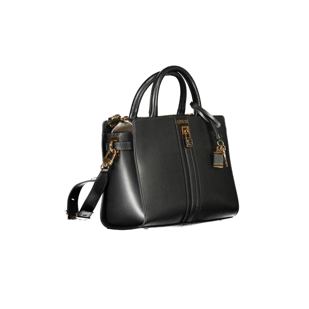 Guess Jeans – Schwarze Polyethylen-Handtasche