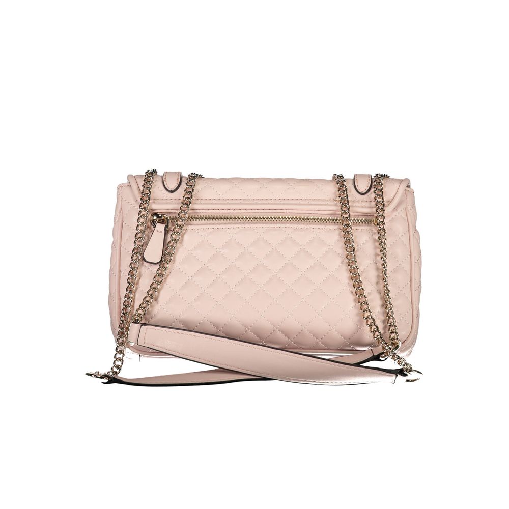 Guess Jeans – Handtasche aus Polyethylen in Rosa