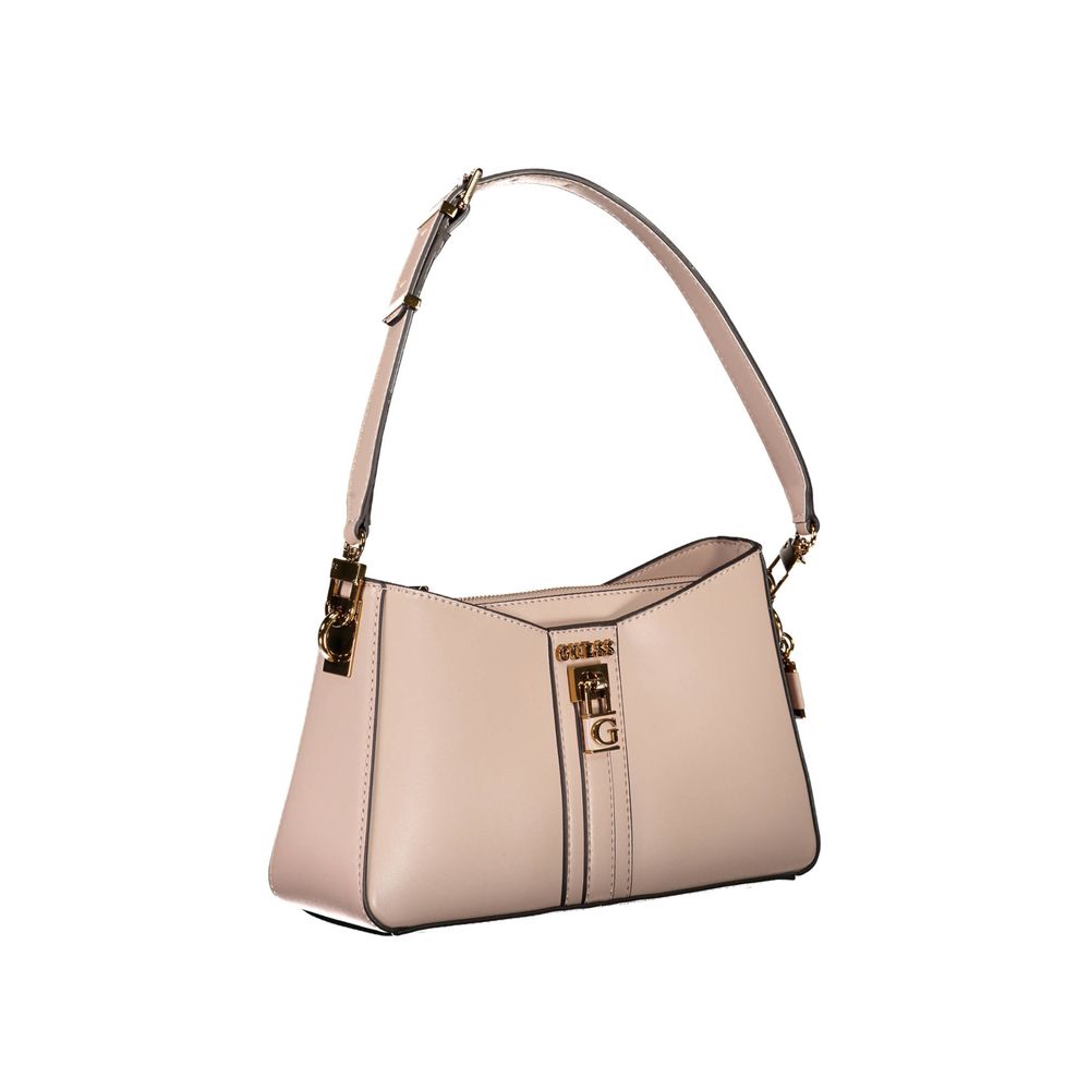 Guess Jeans – Handtasche aus Polyethylen in Rosa