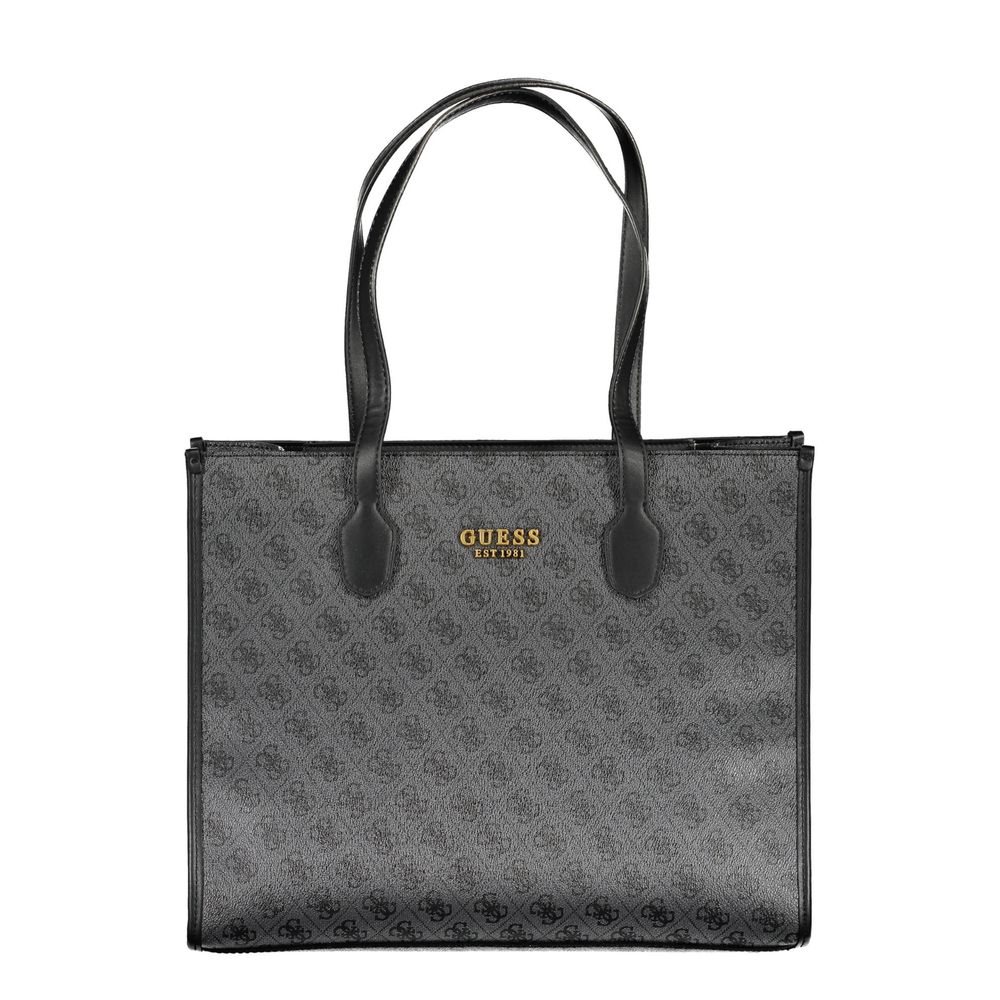 Guess Jeans – Schwarze Polyethylen-Handtasche