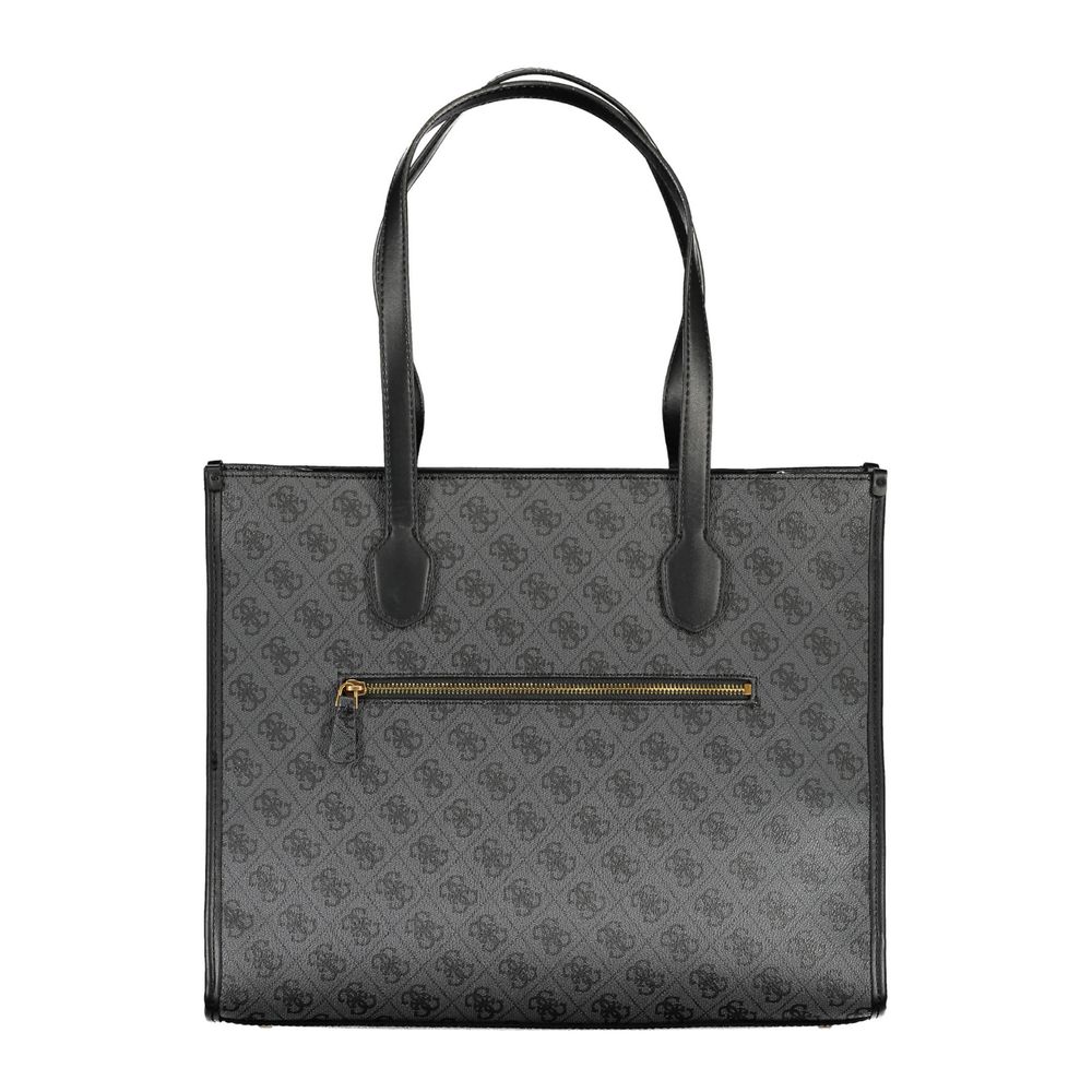 Guess Jeans – Schwarze Polyethylen-Handtasche
