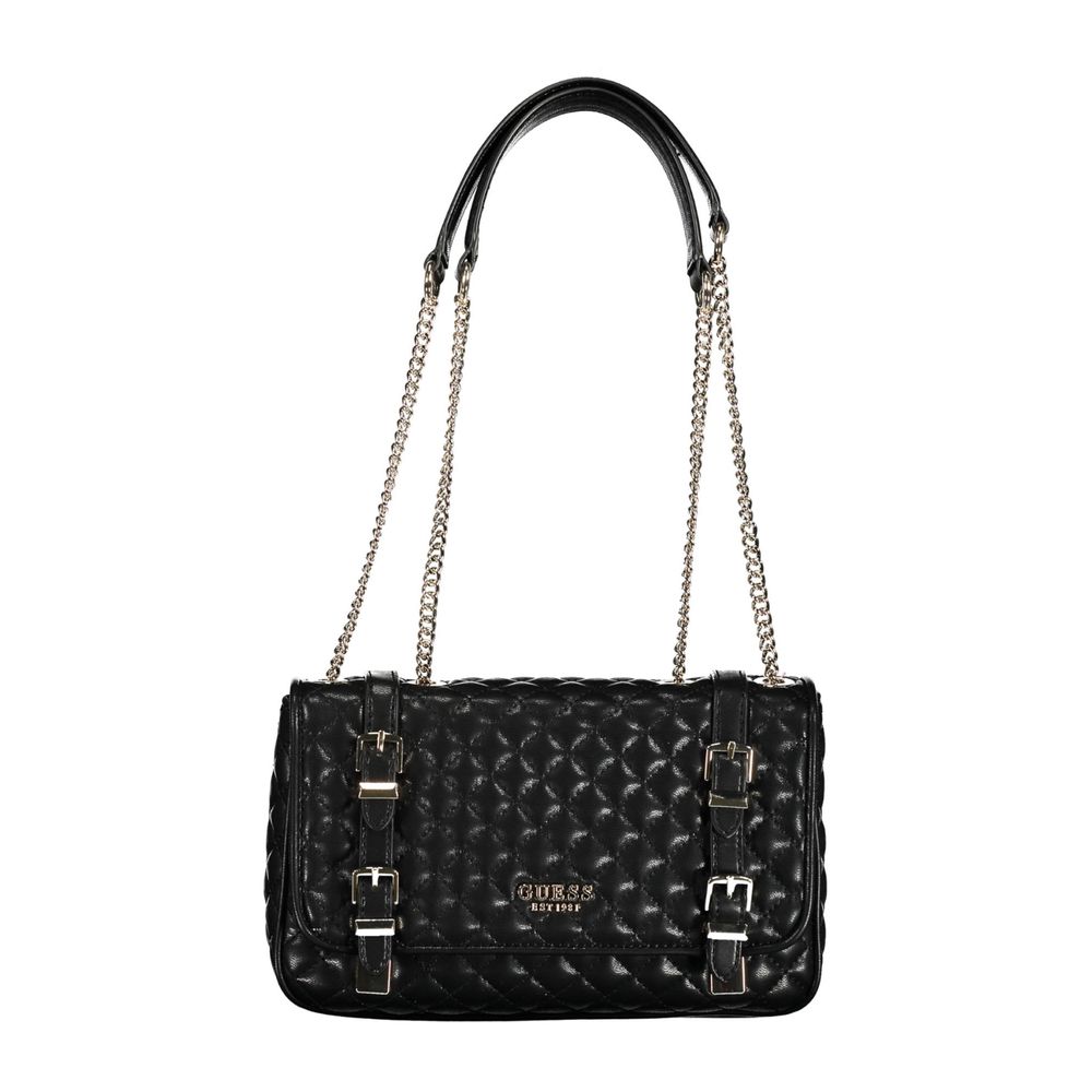 Guess Jeans – Schwarze Polyethylen-Handtasche
