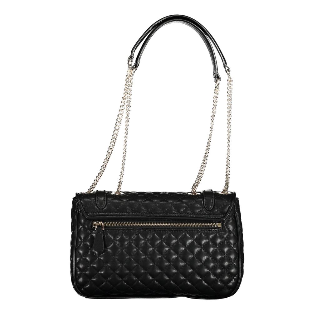 Guess Jeans – Schwarze Polyethylen-Handtasche