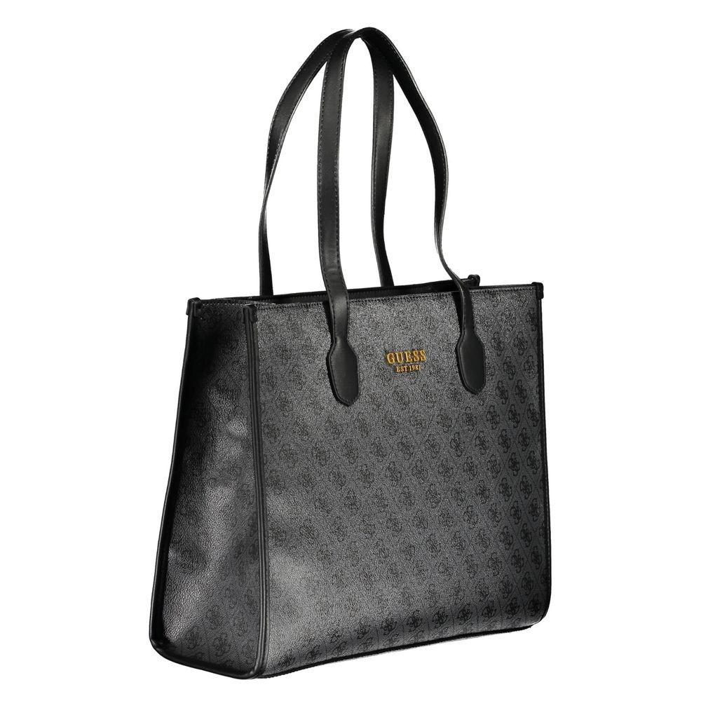 Guess Jeans – Schwarze Polyethylen-Handtasche