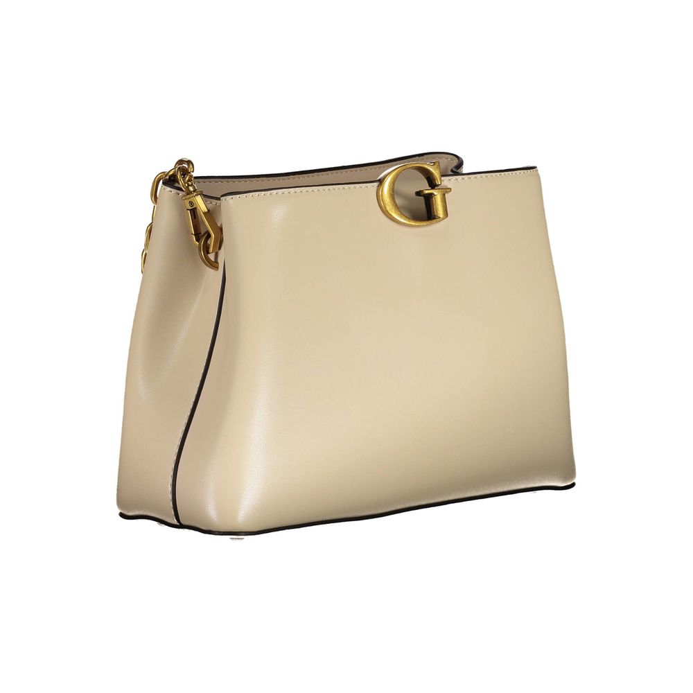 Guess Jeans Beige Polyethylen Handtasche
