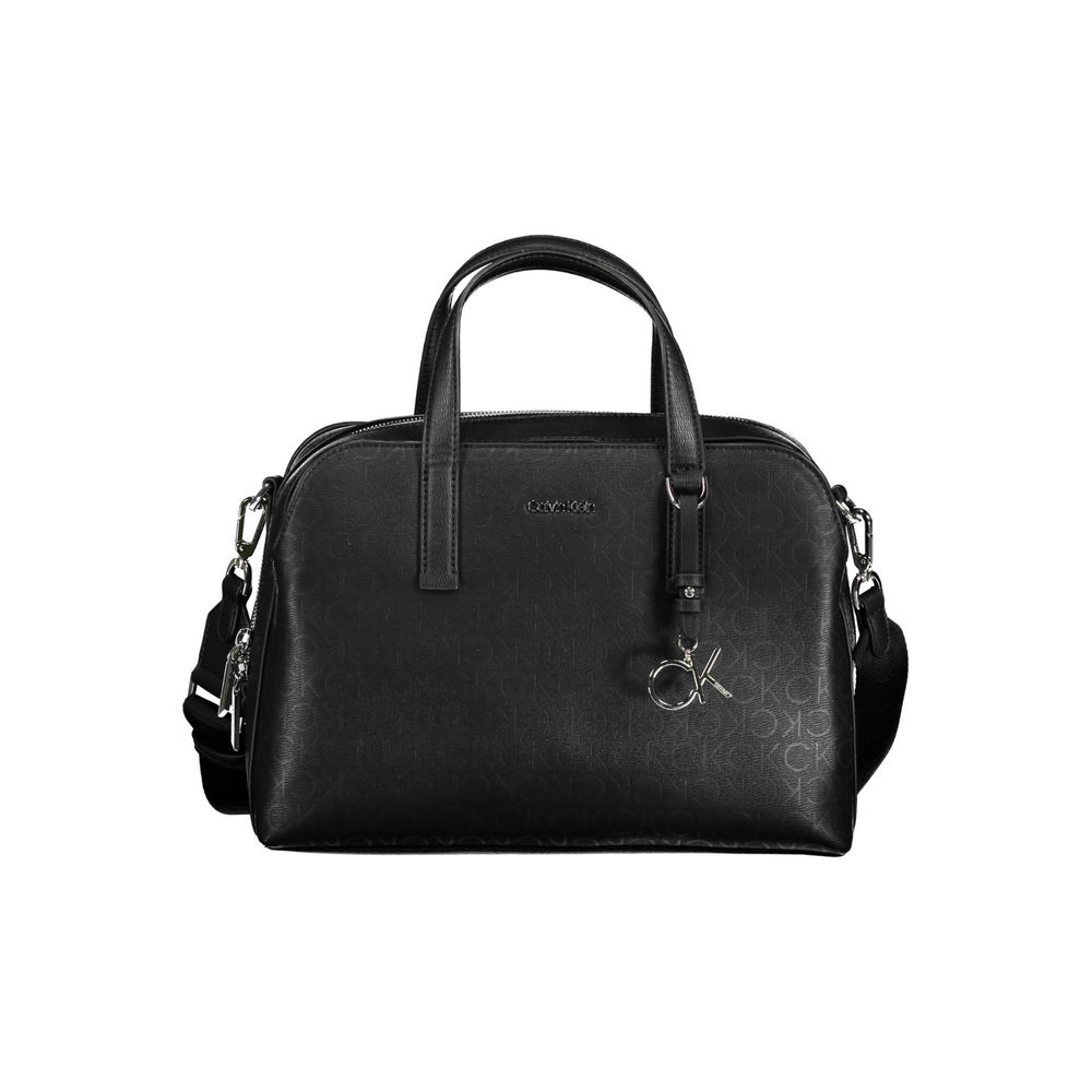 Calvin Klein Schwarze Polyester-Handtasche