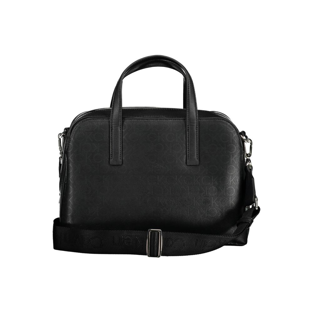Calvin Klein Schwarze Polyester-Handtasche