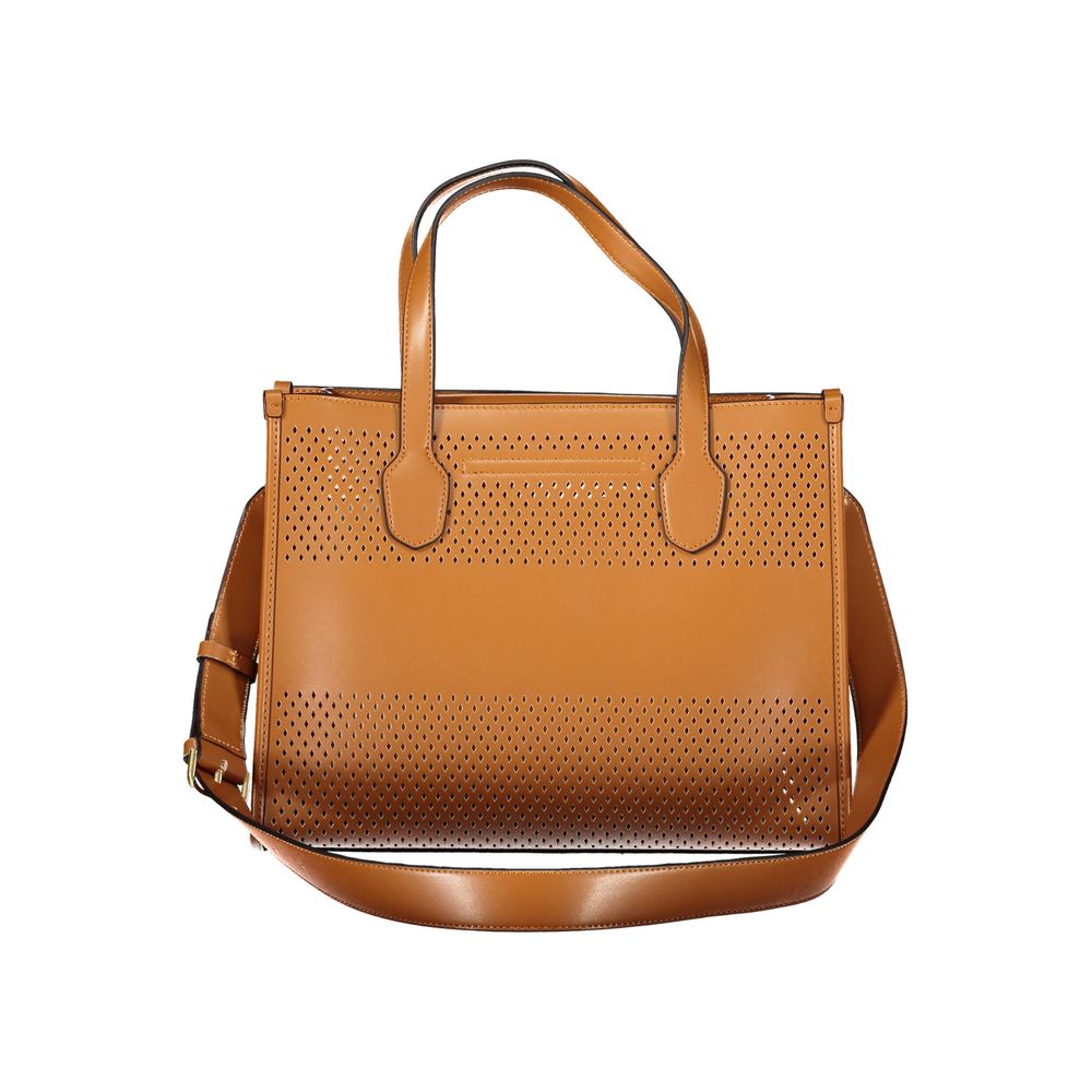 Guess Jeans – Braune Polyethylen-Handtasche