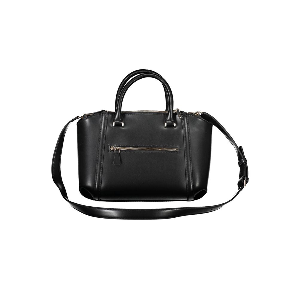 Guess Jeans – Schwarze Polyethylen-Handtasche