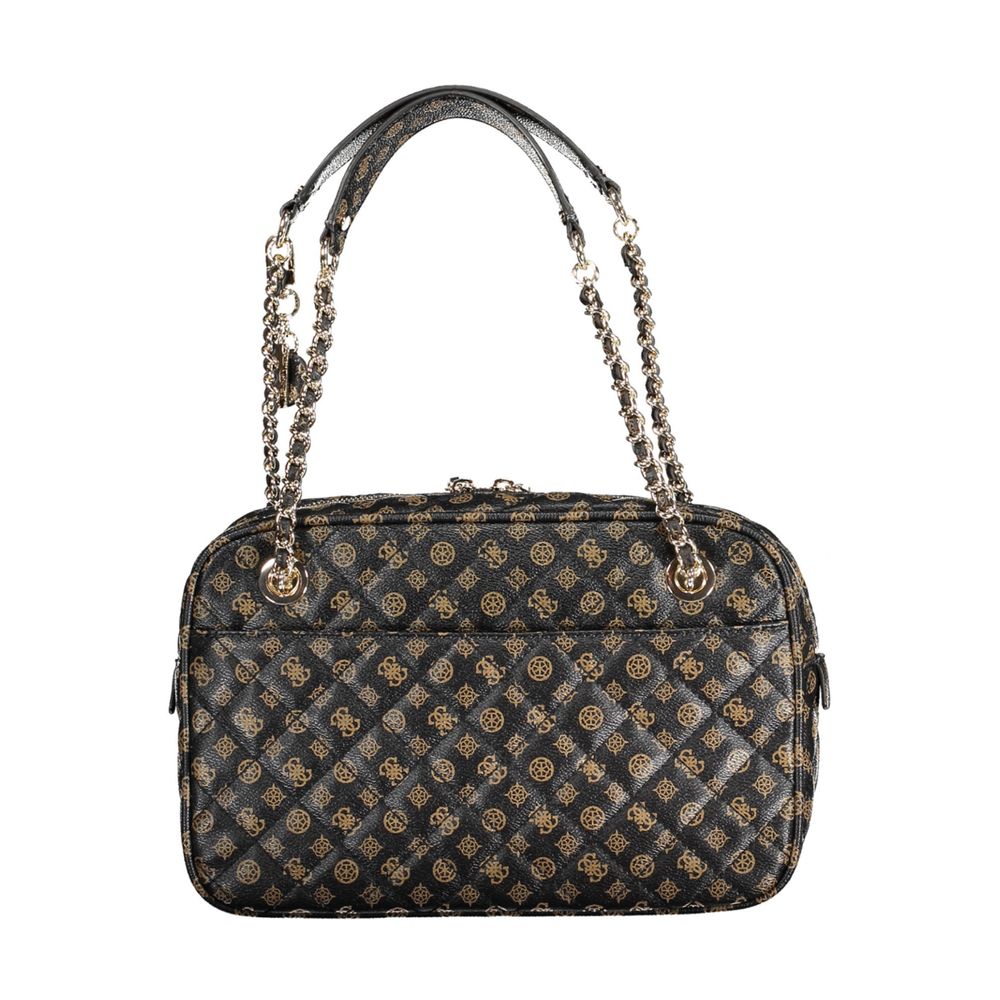 Guess Jeans – Braune Polyethylen-Handtasche