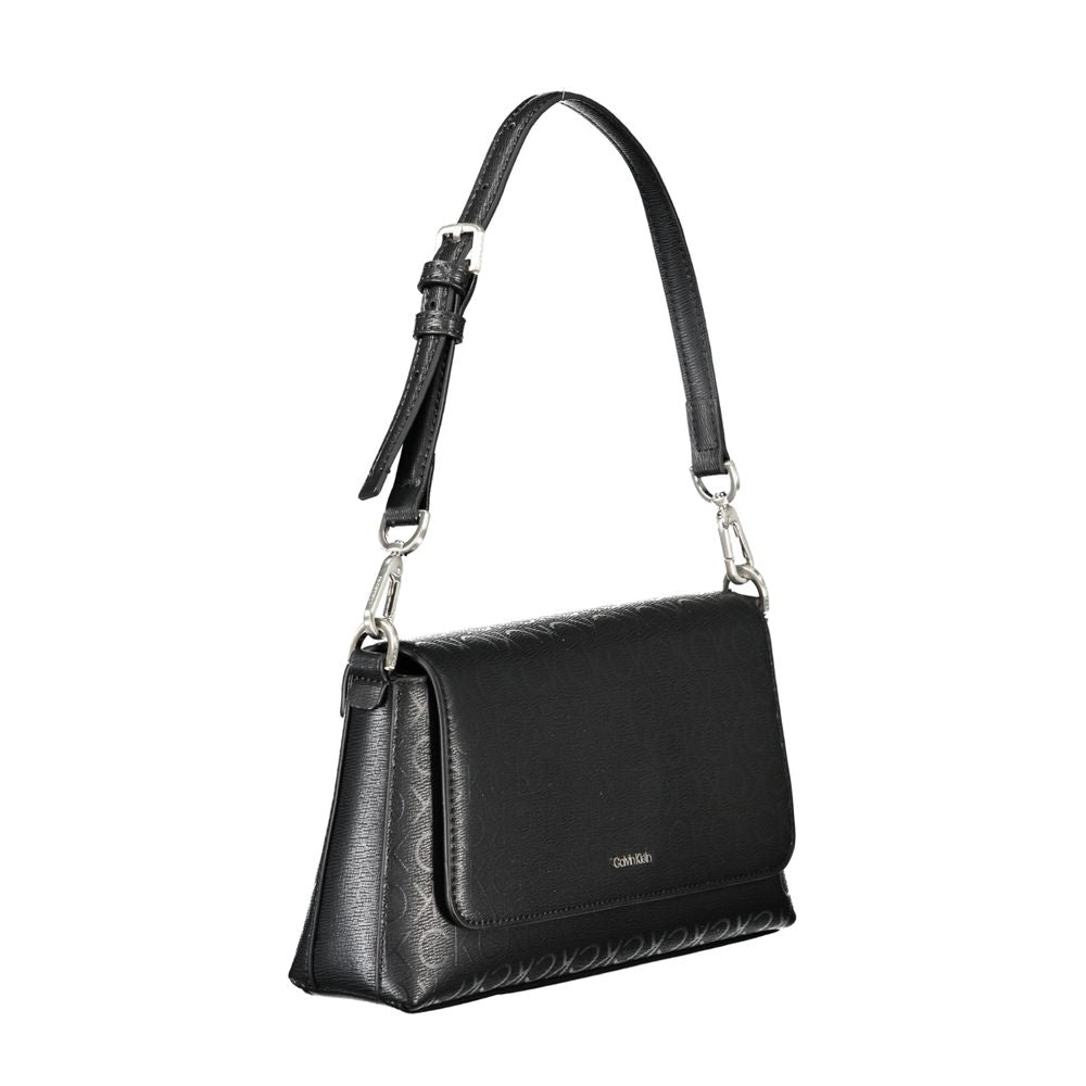 Calvin Klein Schwarze Polyester-Handtasche
