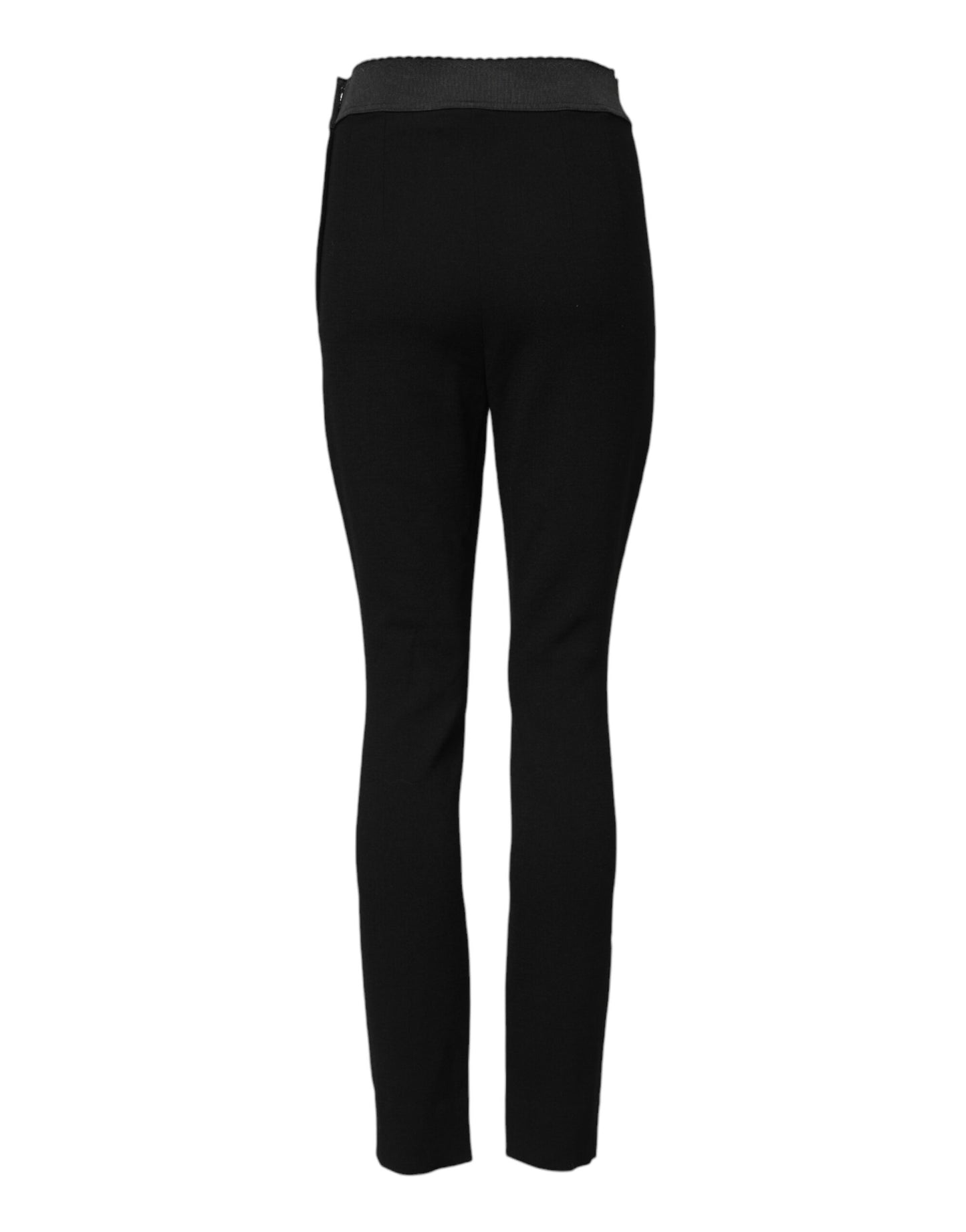 Dolce & Gabbana Schwarze Wollleggings mit Stretch