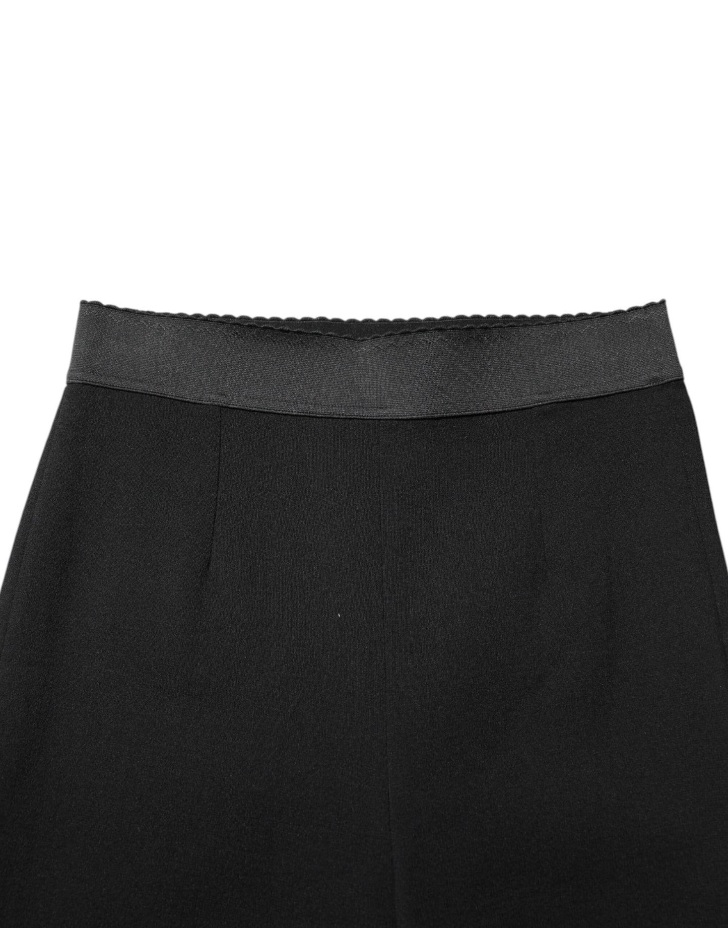 Dolce & Gabbana Schwarze Wollleggings mit Stretch