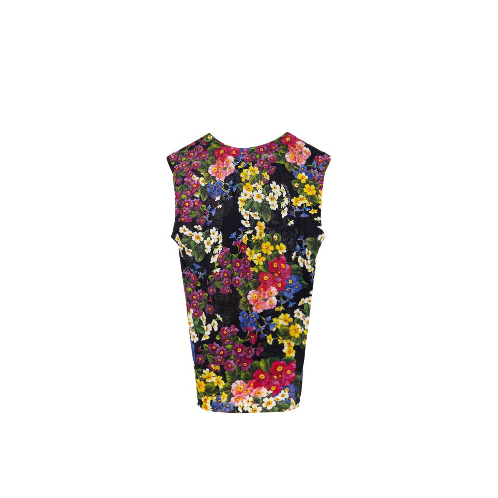 Dolce & Gabbana Schwarzes Kaschmir-Tanktop