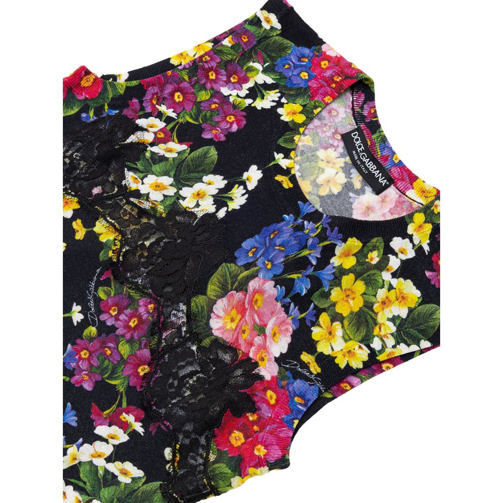 Dolce & Gabbana Schwarzes Kaschmir-Tanktop