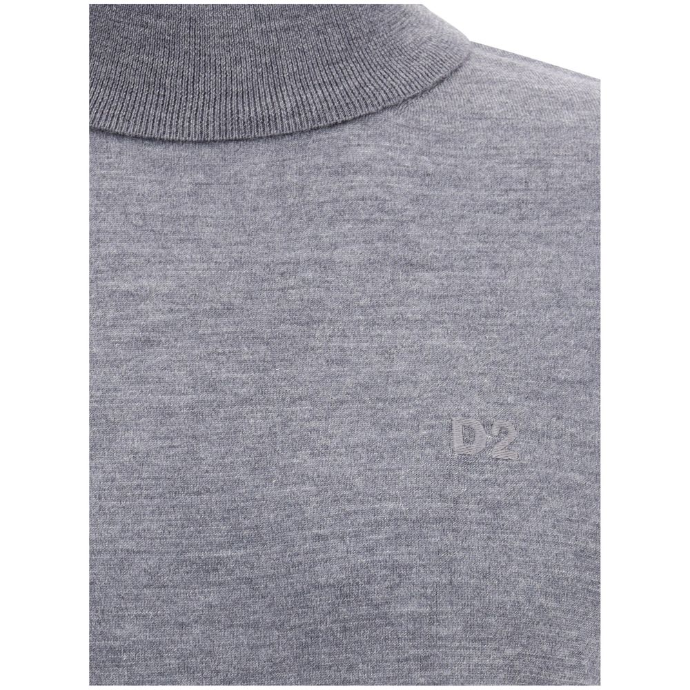 Dsquared² Rollkragenpullover aus Schurwolle