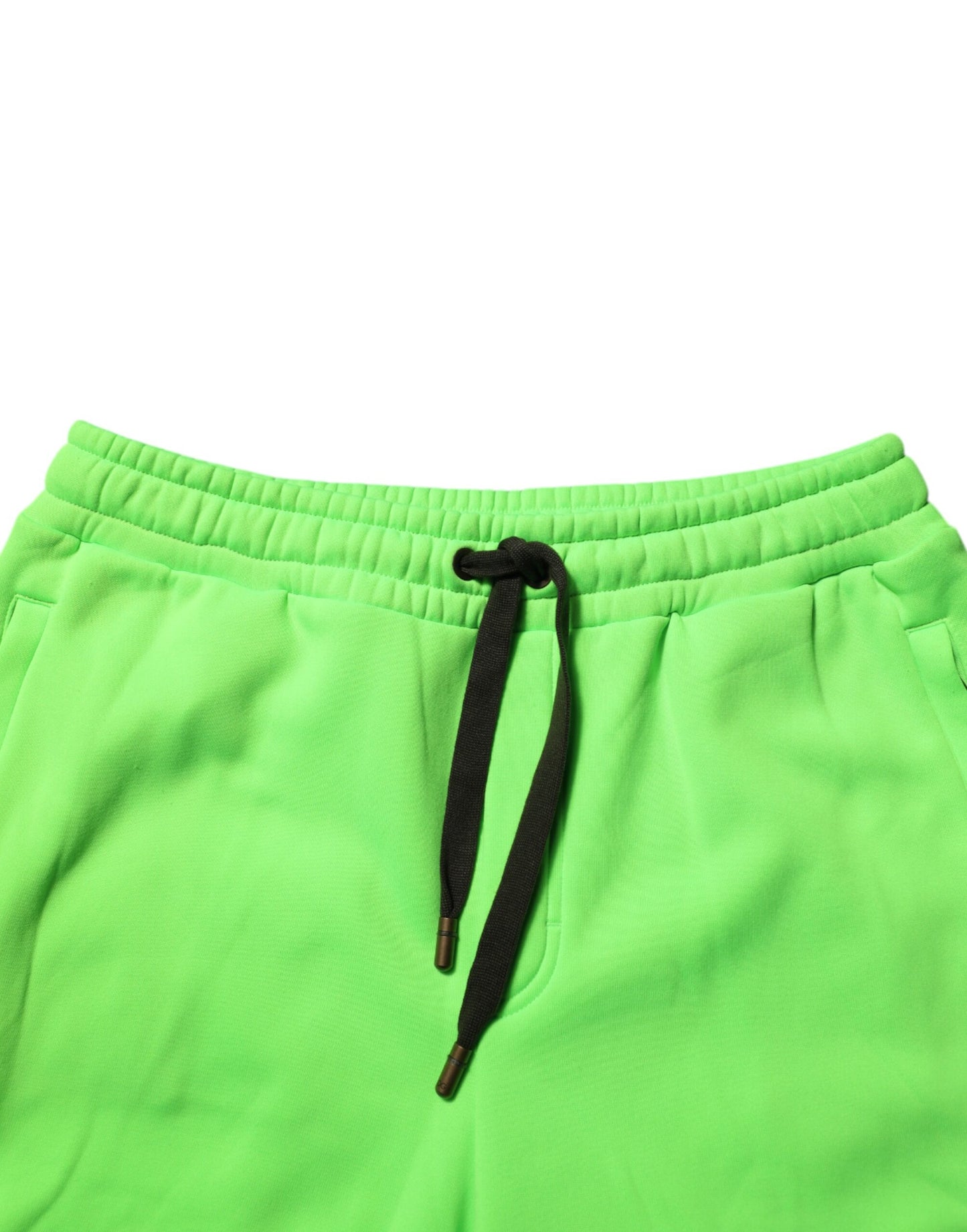 Dolce & Gabbana – Grüne Cargo-Bermudashorts mit Patchwork-Muster für Herren