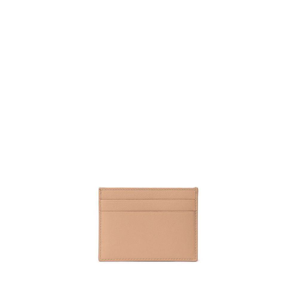 Balenciaga Kartenetui aus beigefarbenem Leder
