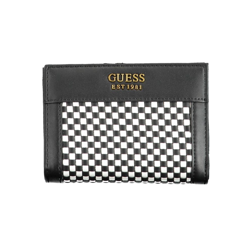 Guess Jeans – Schwarze Polyethylen-Geldbörse