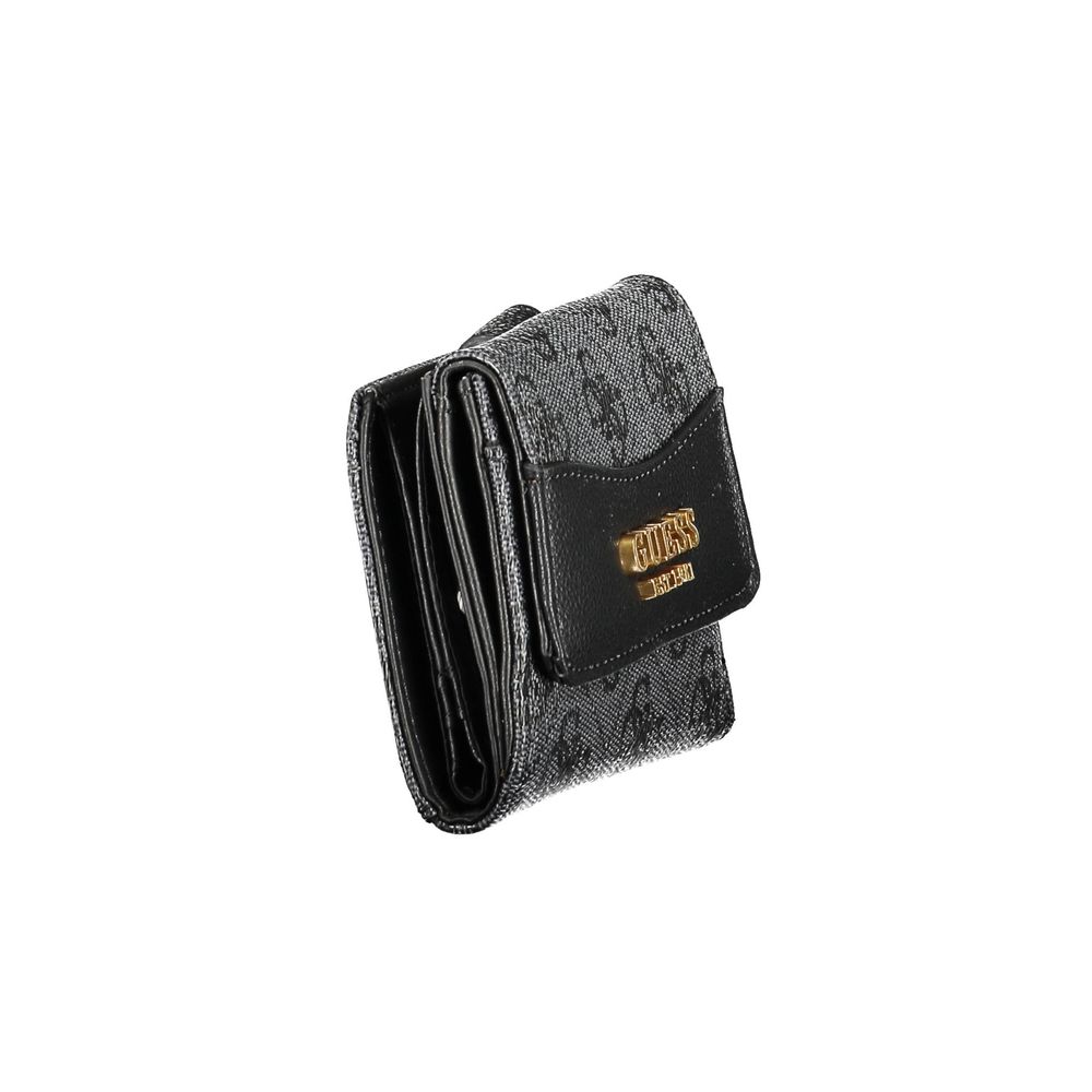 Guess Jeans – Schwarze Polyethylen-Geldbörse