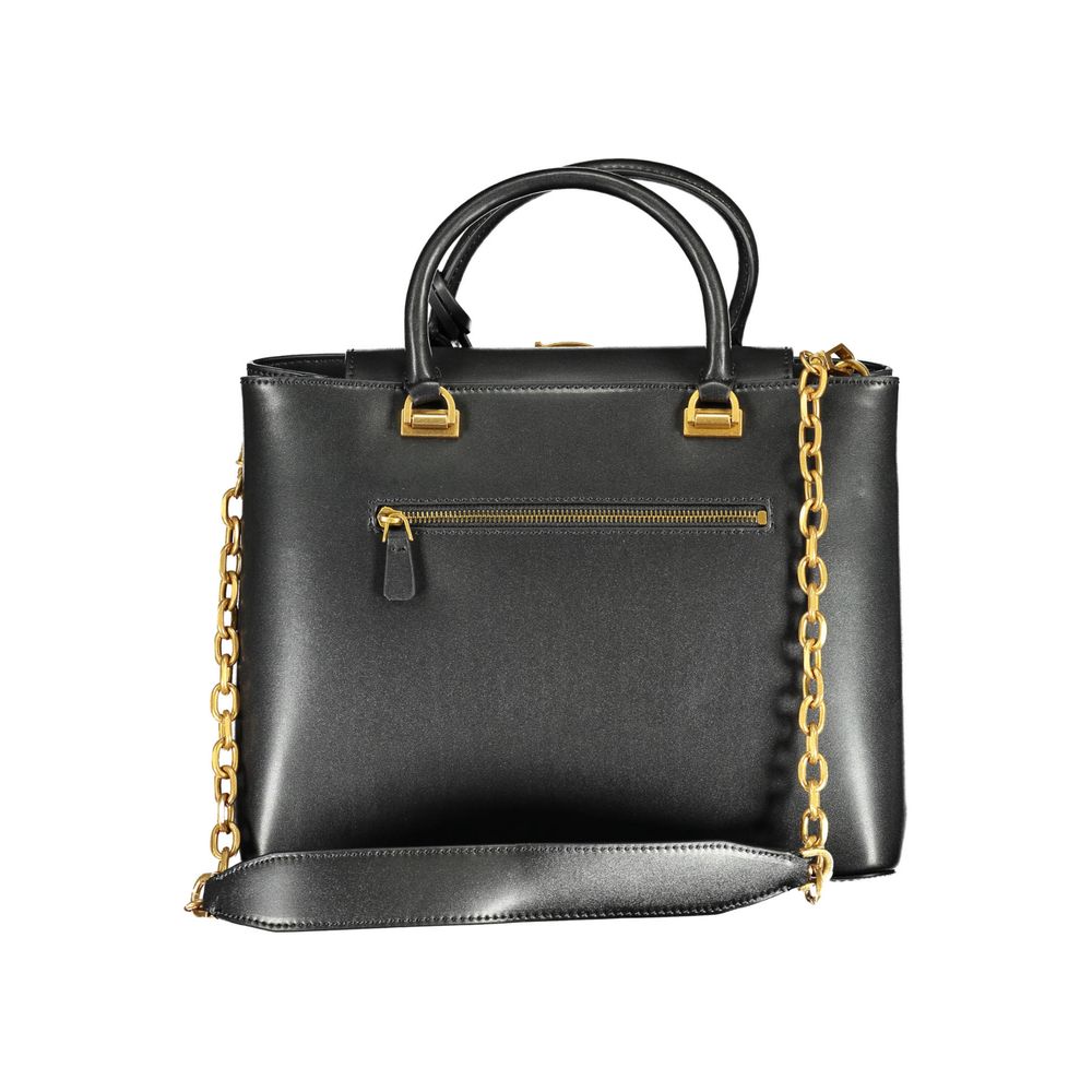 Guess Jeans – Schwarze Polyethylen-Handtasche