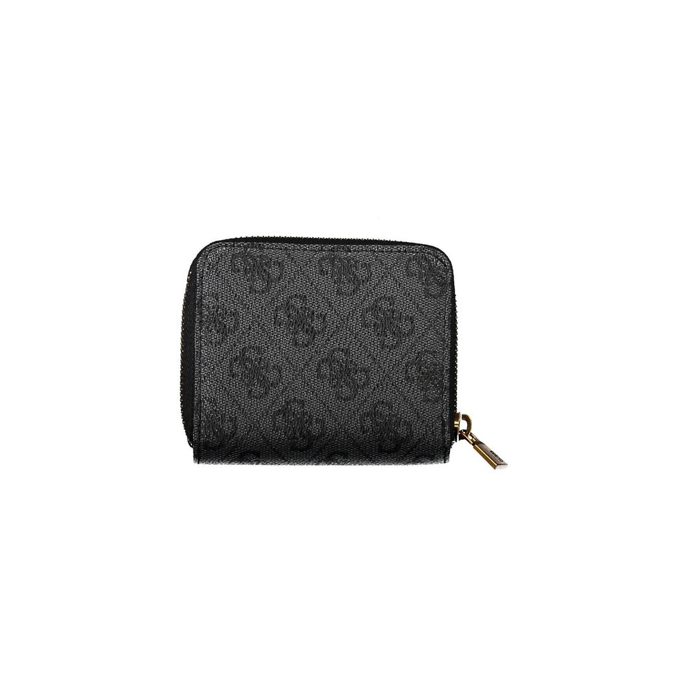 Guess Jeans – Schwarze Polyethylen-Geldbörse