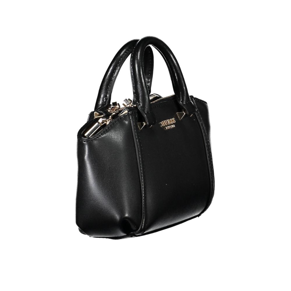 Guess Jeans – Schwarze Polyethylen-Handtasche