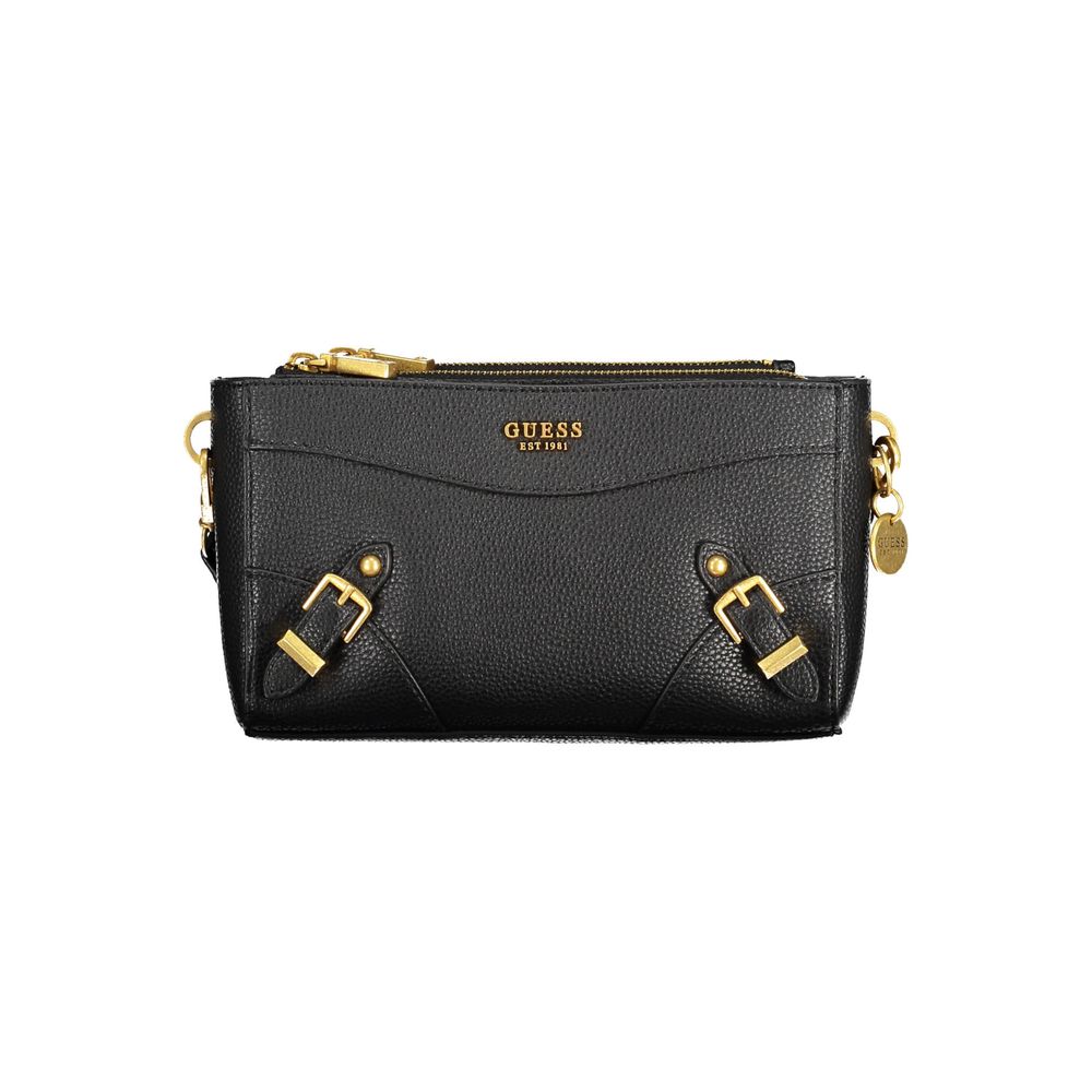 Guess Jeans – Schwarze Polyethylen-Handtasche