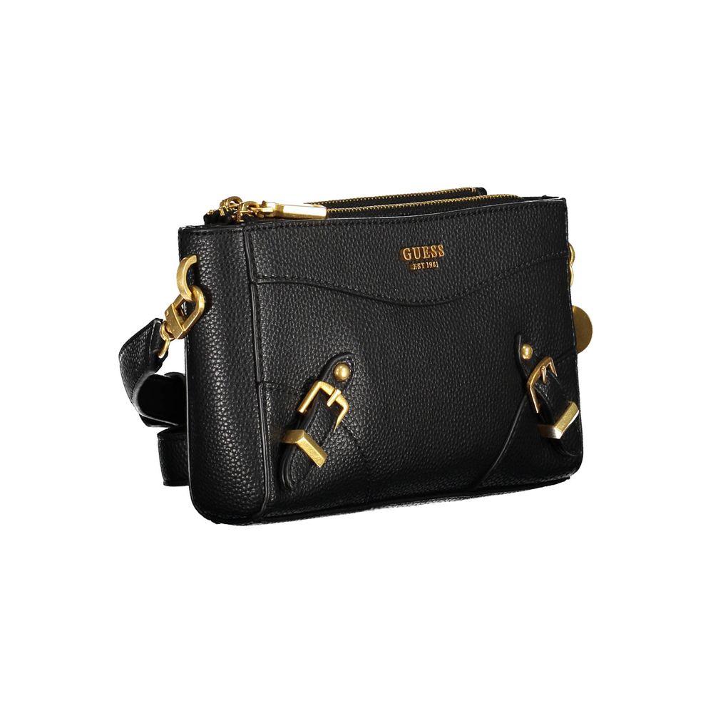 Guess Jeans – Schwarze Polyethylen-Handtasche
